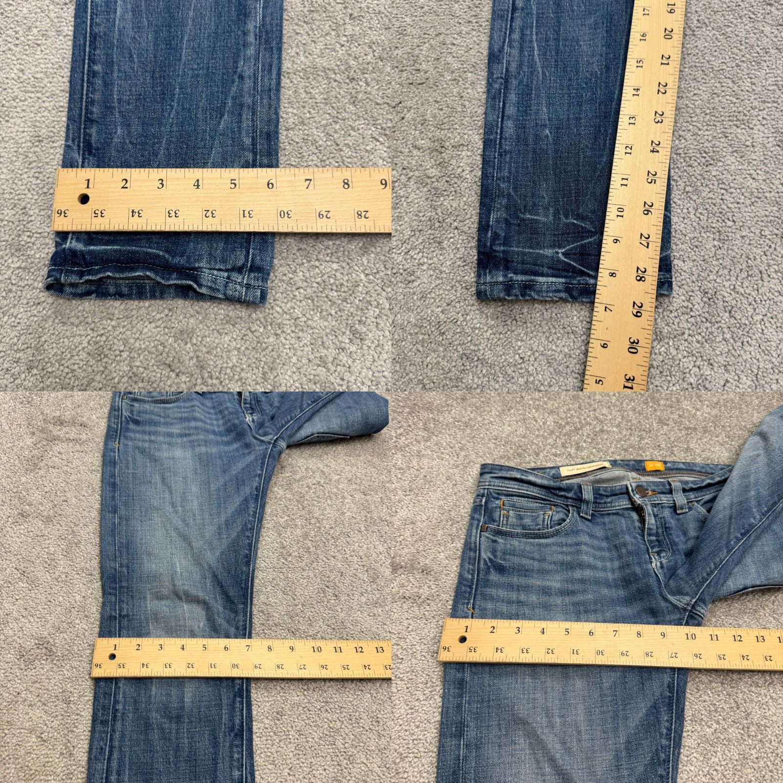 Vintage Pilcro And The Letterpress Hyphen Denim Jeans Womens 26 Blue Medium Wash Casual City Streetwear Size 26" / US 2 / IT 38 - 9 Thumbnail