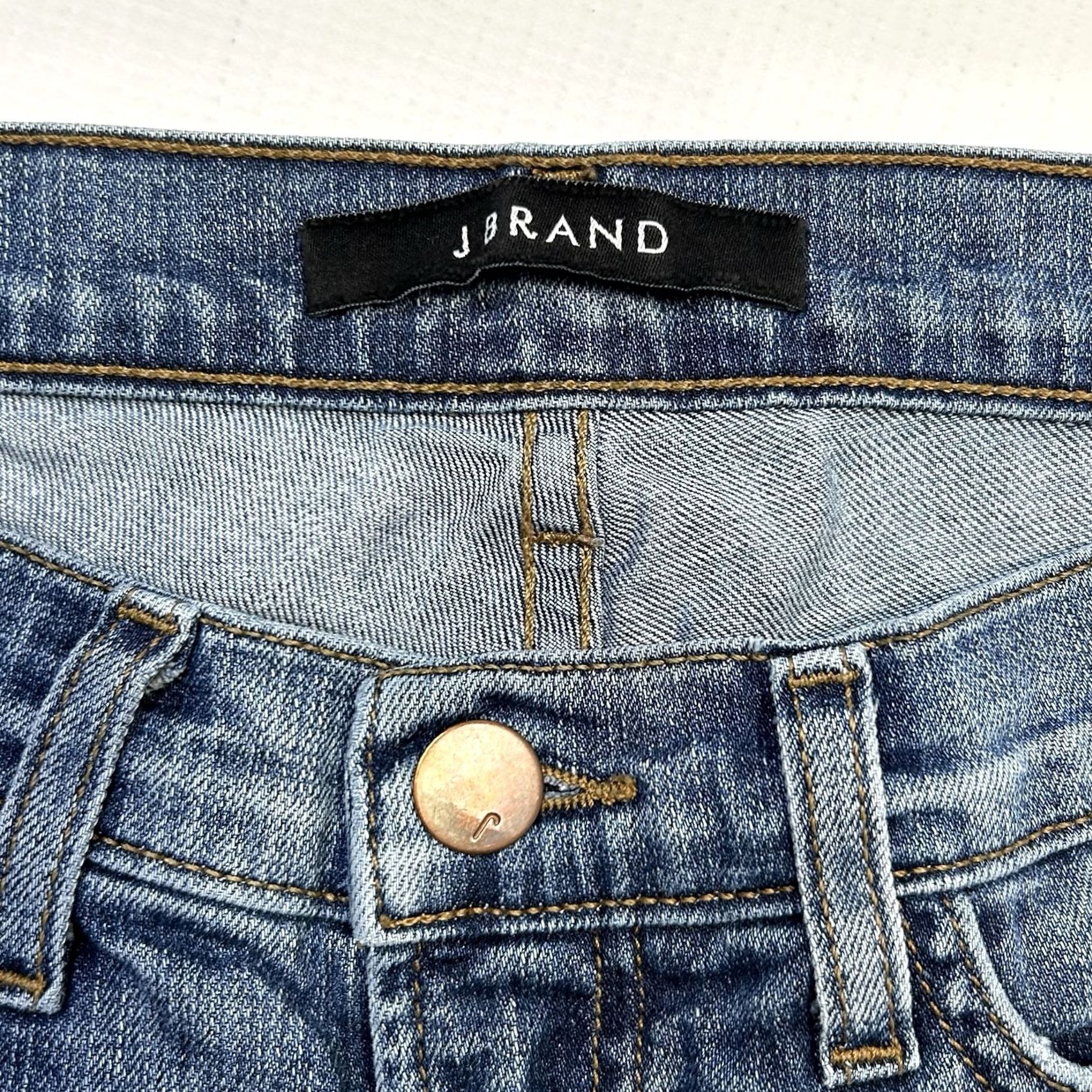 J Brand J Brand Jeans The Cass Skinny Bliss Women 27 Denim Pockets Contrast Side Strips Bohemian Preppy USA VINTAGE? Size 27" / US 4 / IT 40 - 5 Thumbnail