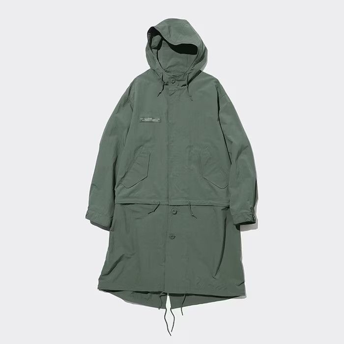 Japanese Brand × Jun Takahashi × Undercover Undercover × GU 2WAY Oversized Mods Coat Olive Size L Size US L / EU 52-54 / 3 - 4 Thumbnail