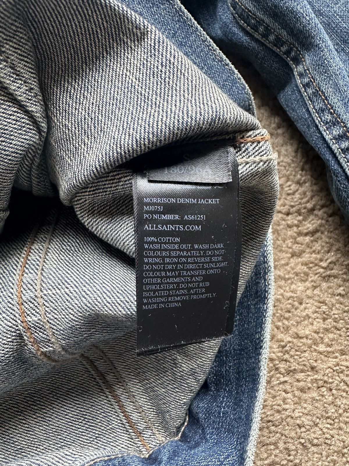 Allsaints Morrison Denim Jacket Size US S / EU 44-46 / 1 - 7 Thumbnail