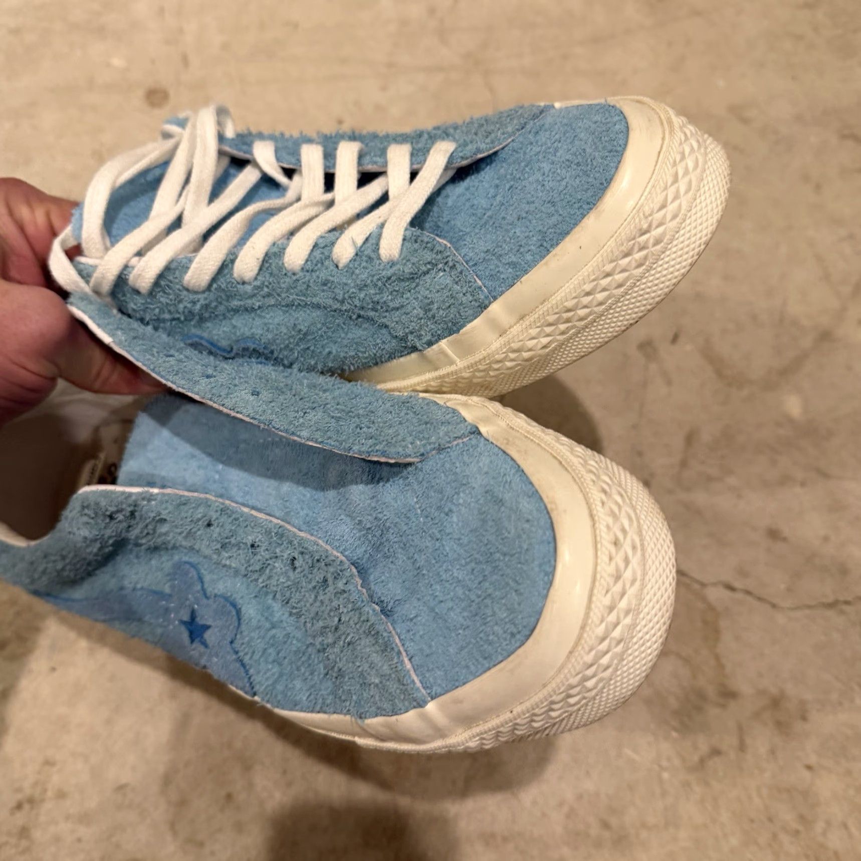 Converse Converse Golf Le Fleur x One Star Ox Bachelor Blue Suede Sneakers Mens Size 9.5 Size US 10 / EU 43 - 5 Thumbnail