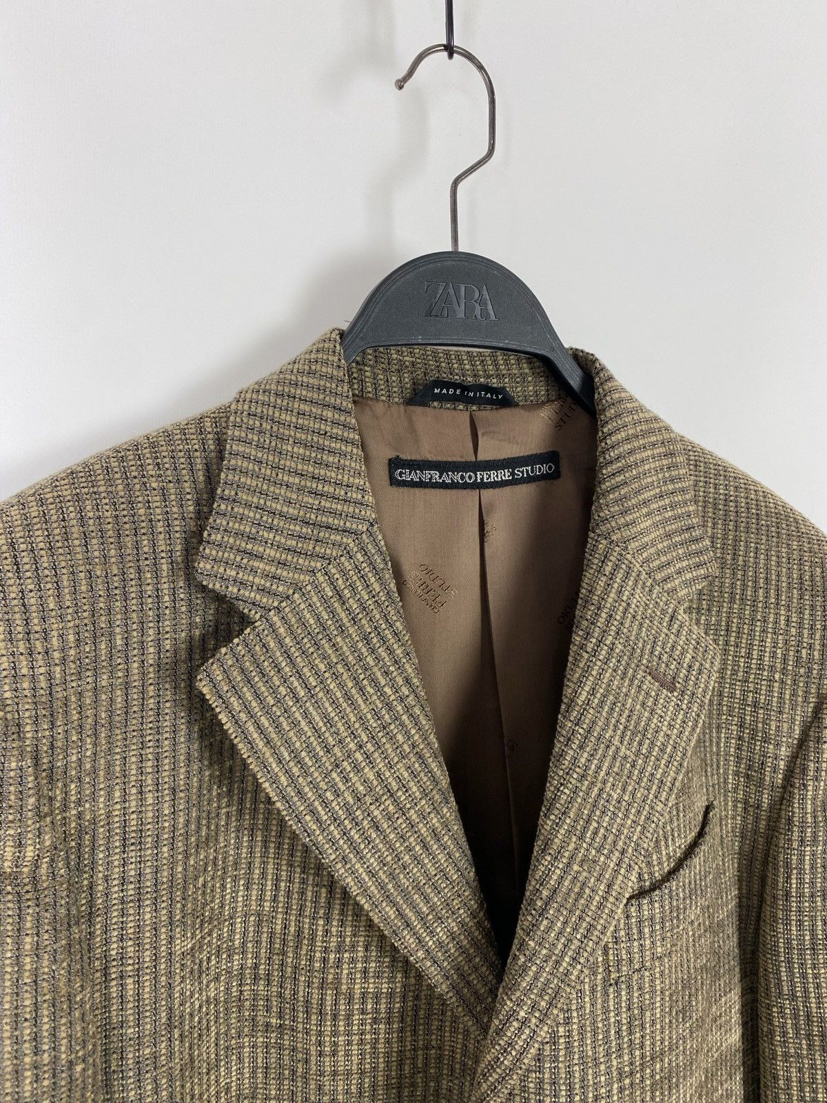 Gianfranco Ferre Gianfranco Ferre Studio Textured Wool Blend Blazer Jacket Size US M / EU 48-50 / 2 - 5 Thumbnail