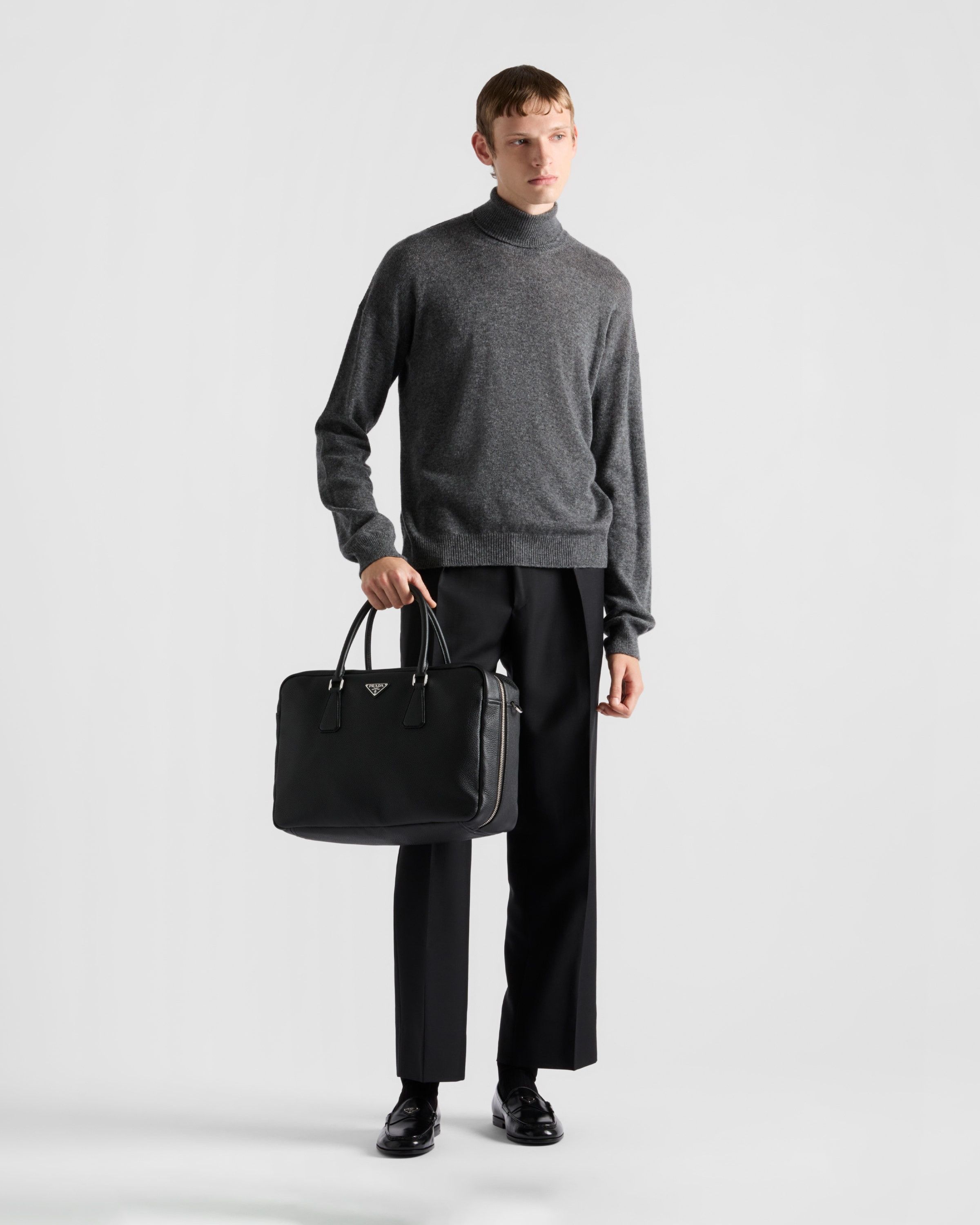 Prada o1bcso1str1025 Size: OS / Vitello Daino Leather Work Bag Size ONE SIZE - 2 Thumbnail