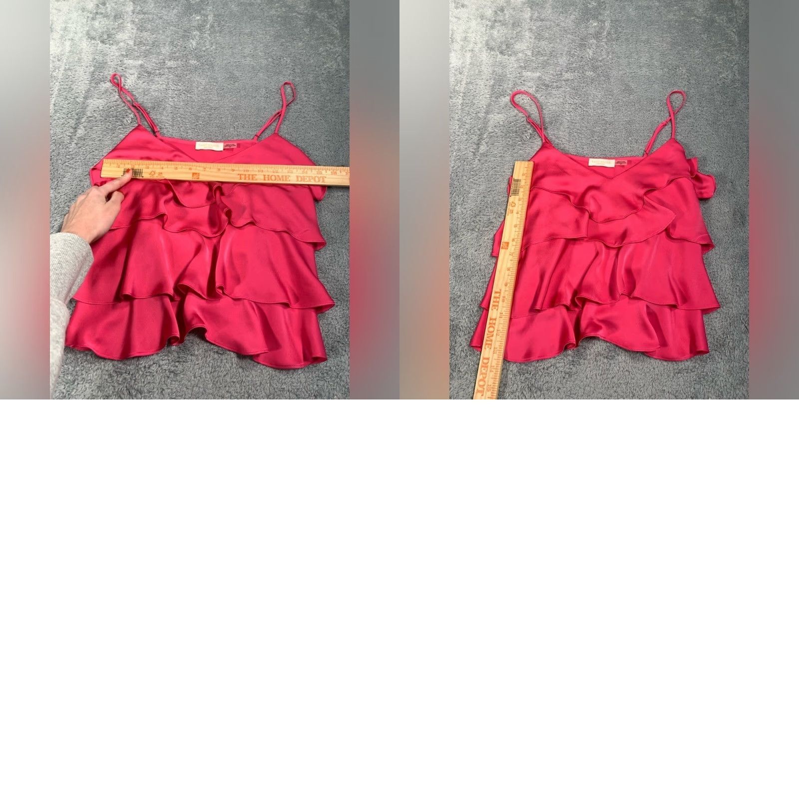Ramy Brook Ramy Brook Pink Blouse Top S Womens Blouse Layered Ruffle Tank Top Small Pink Layered Ruffle Top Blouse Tank Top Small Women’s Pink Ramy Brook Blouse Size S / US 4 / IT 40 - 8 Thumbnail