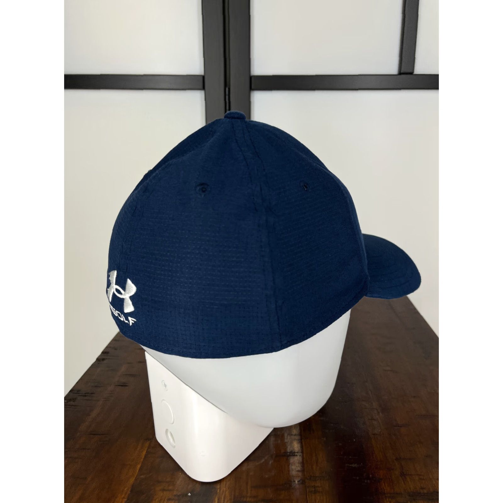 Under Armour Under Armour Golf Hat Cap Mens Large Blue 100% Polyester Fitted Classic Fit Size ONE SIZE - 7 Thumbnail