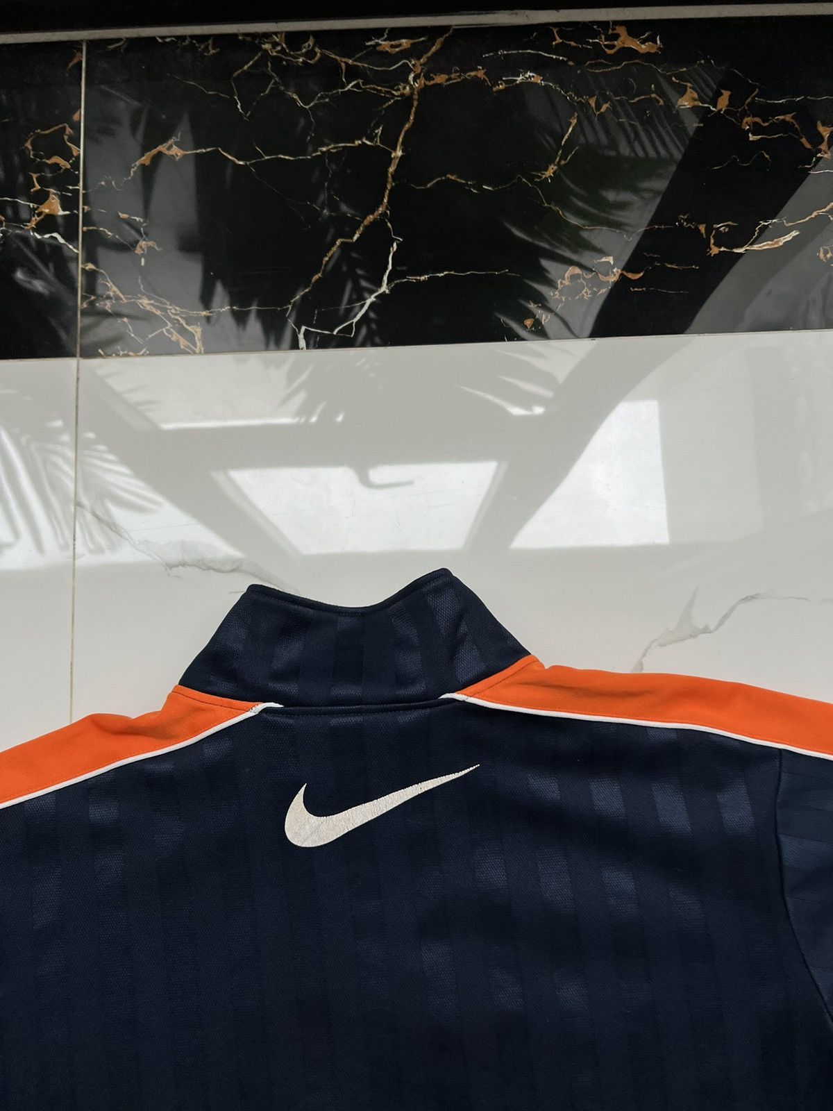 Nike × Vintage 90’s NIKE TEAM DRI FIT DOUBLE SWOOSH Y2K TRACK JACKET Size US L / EU 52-54 / 3 - 6 Thumbnail