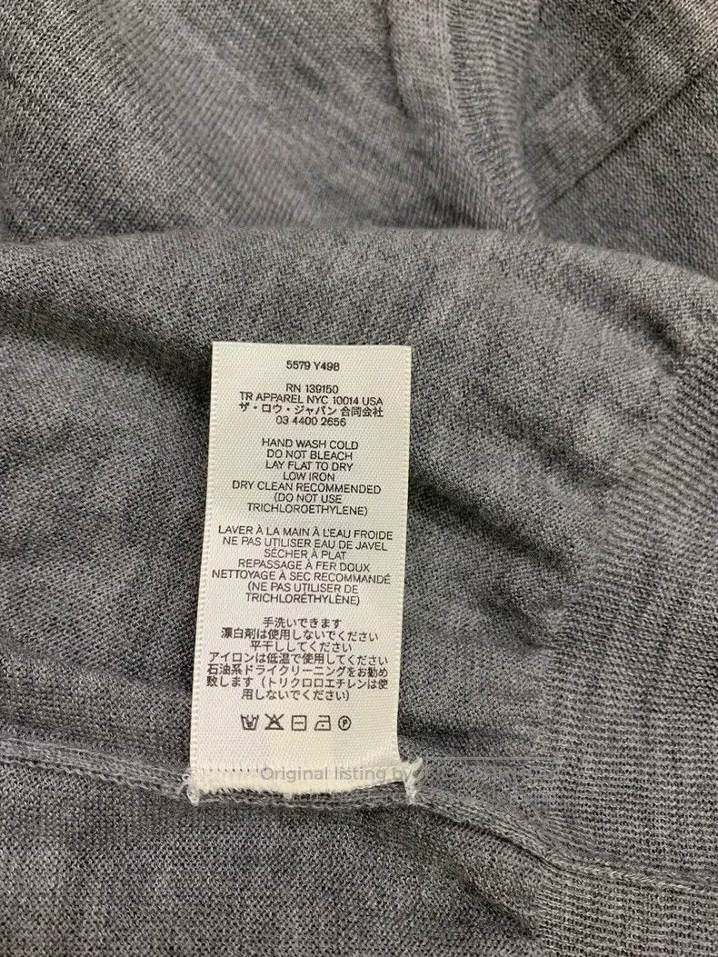 The Row The row Grey cashmere sweater Size XS / US 0-2 / IT 36-38 - 5 Thumbnail