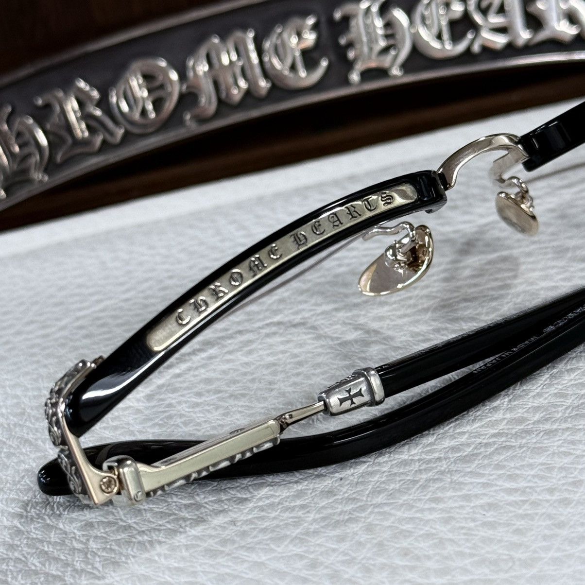 Chrome Hearts Chrome Hearts VERTICAL SMILE II Glasses Size ONE SIZE - 9 Thumbnail