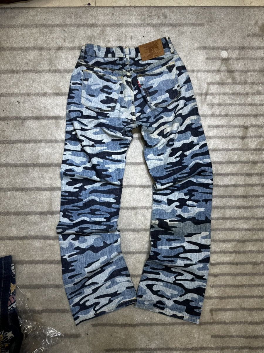 Hysteric Glamour 90s Ozone Community Hysteric Glamour Camo Denim Jeans Size 24" / US 00 / IT 34 - 5 Thumbnail
