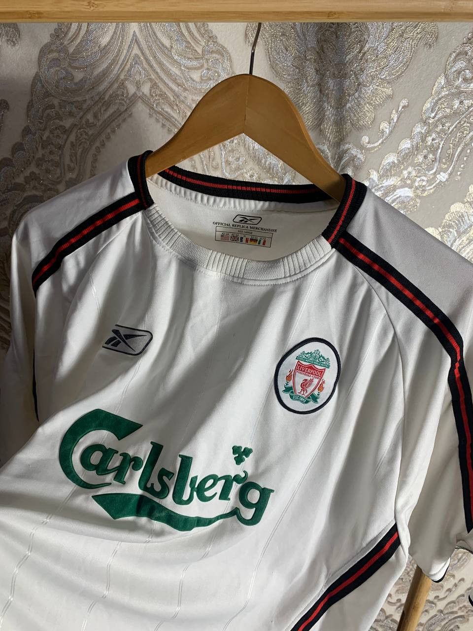 Reebok Vintage Reebok FC Liverpool England Soccer Jersey Retro Size US XL / EU 56 / 4 - 4 Thumbnail