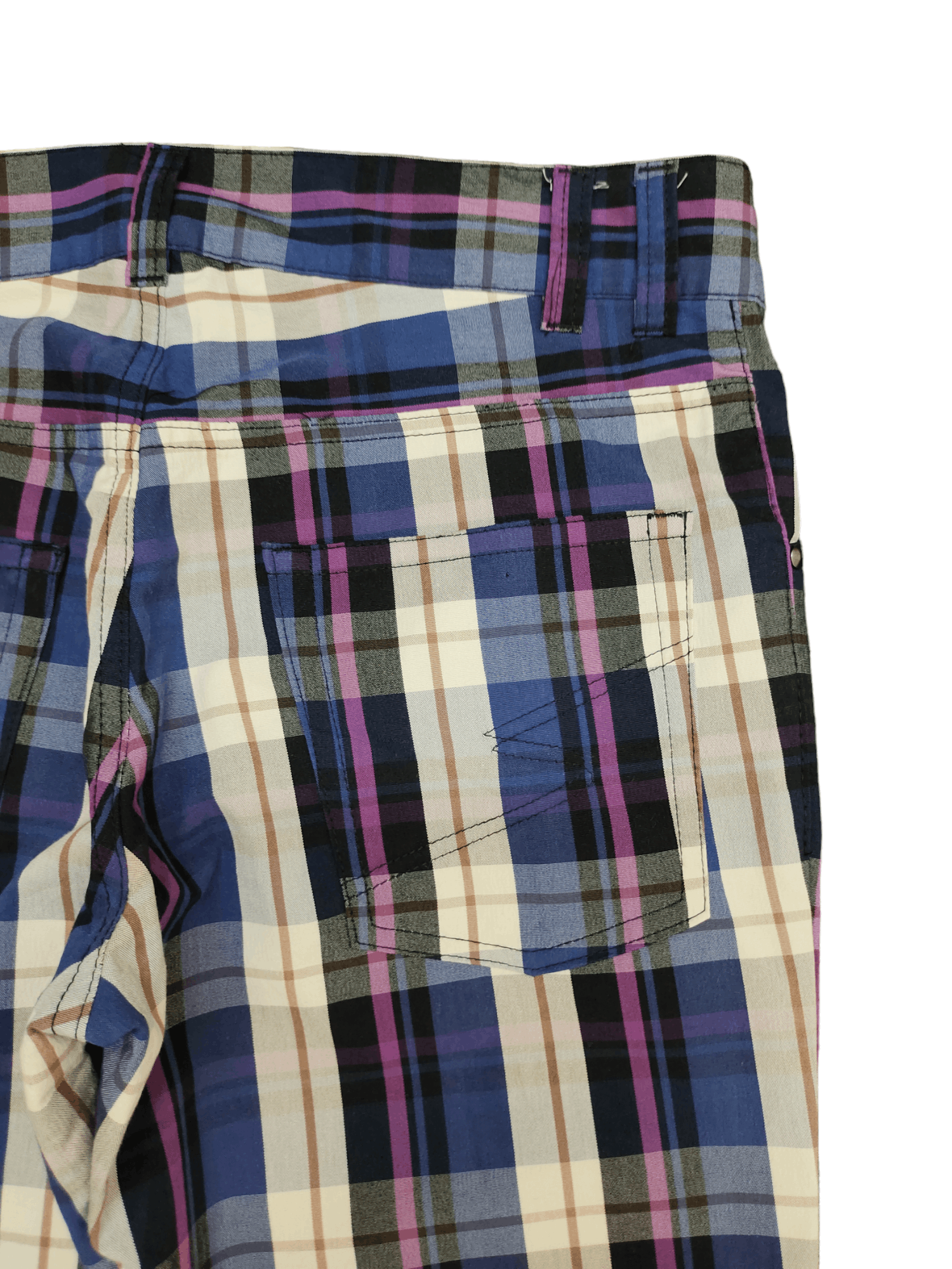 semanticdesign Vintage Semantic Design Checkered Plain Trouser Pants Size US 31 - 12 Thumbnail