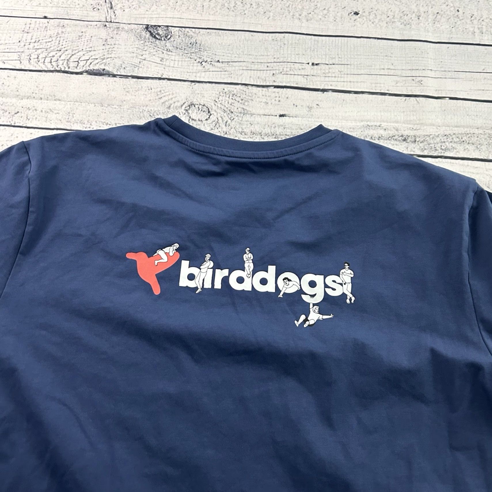 Spell Birddogs Short Sleeve Spell Out T Shirt Men's XL Blue Size US XL / EU 56 / 4 - 4 Thumbnail
