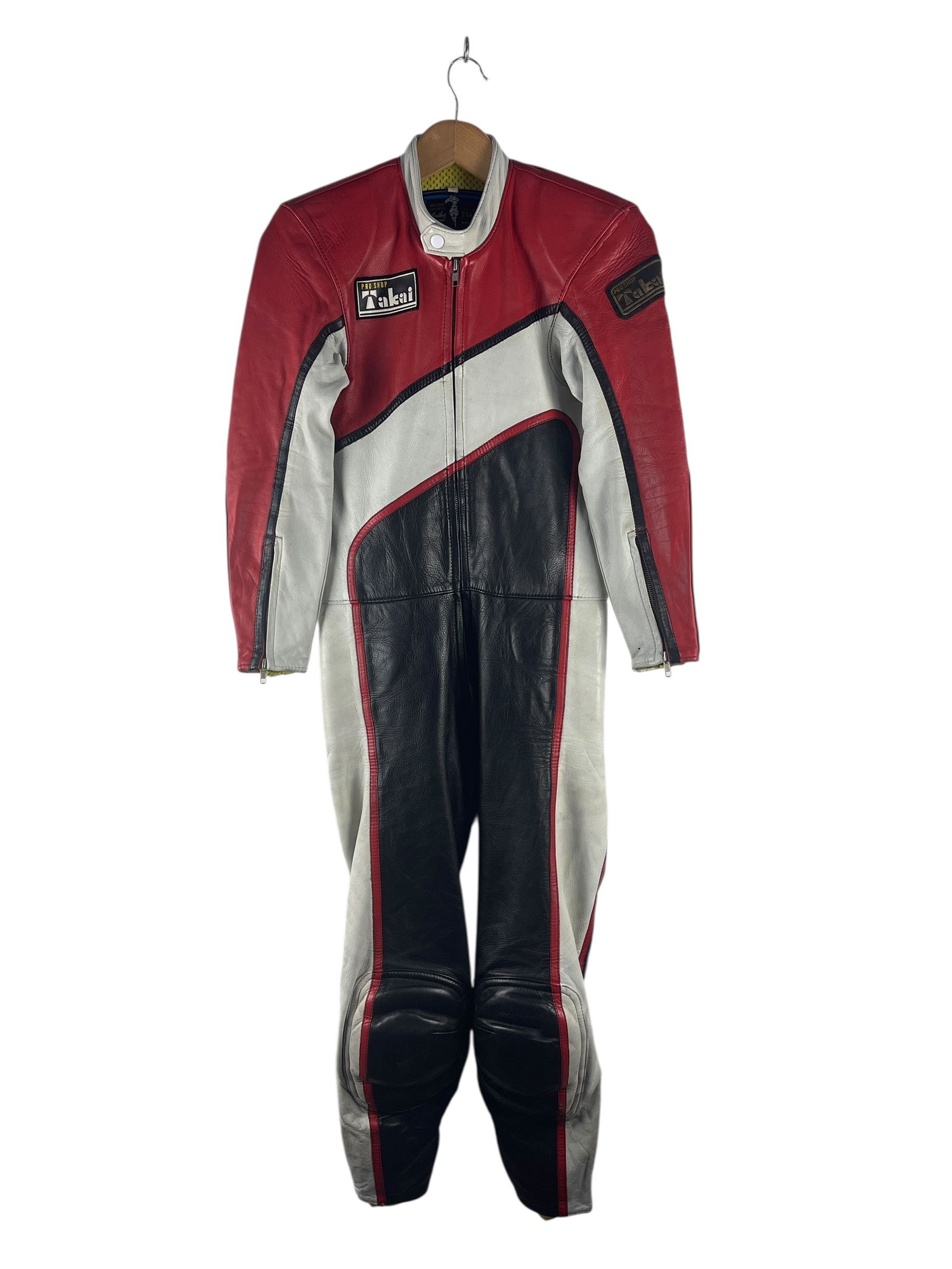 Sports Specialties Vintage TAKAI Pro Shop Racing Leather Suit 1-Piece Motorcycl Size US 30 / EU 46 - 2 Thumbnail