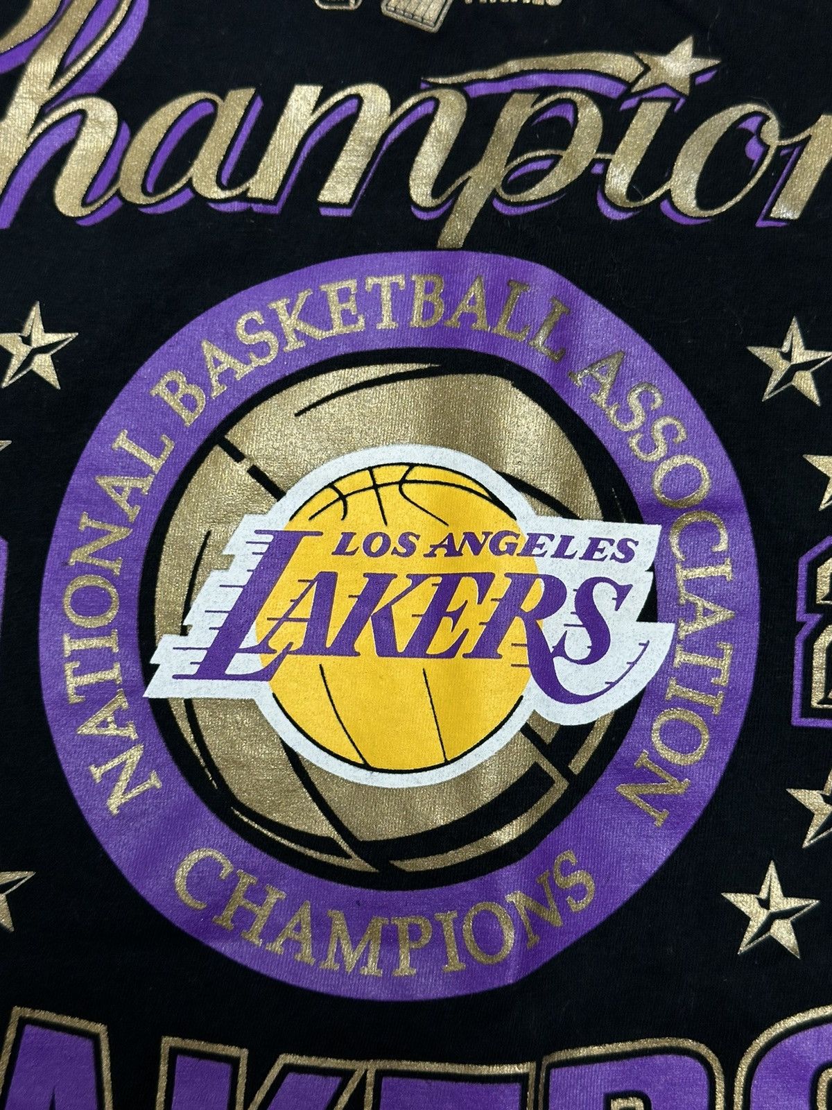 NBA × Nike Nike Los Angeles Lakers NBA Champions 2020 Dri Fit Shirt Size US XXL / EU 58 / 5 - 4 Thumbnail
