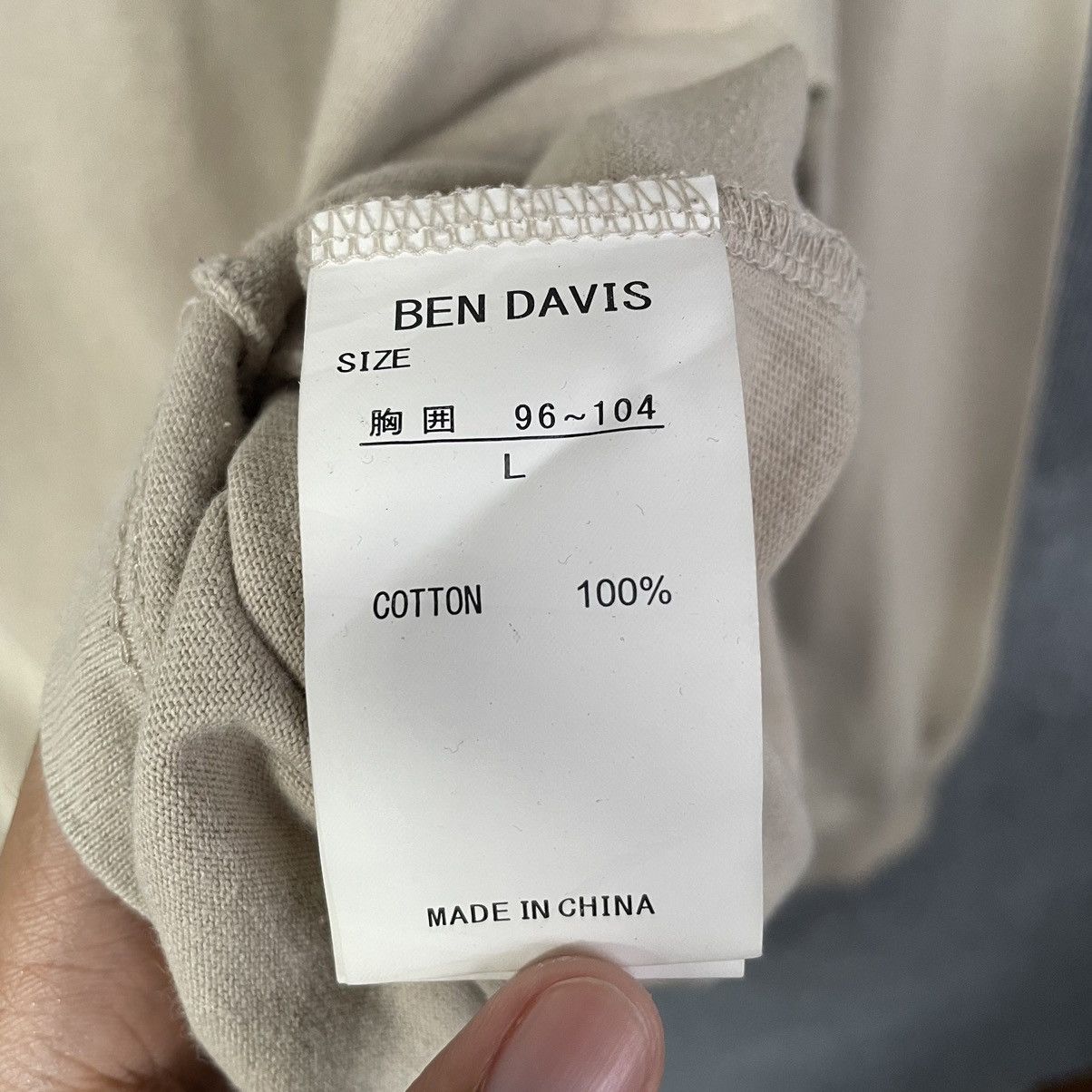 Ben Davis × Vintage Vintage Y2K Ben Davis Small Logo Essentials L/S T Shirt Size US XL / EU 56 / 4 - 5 Thumbnail