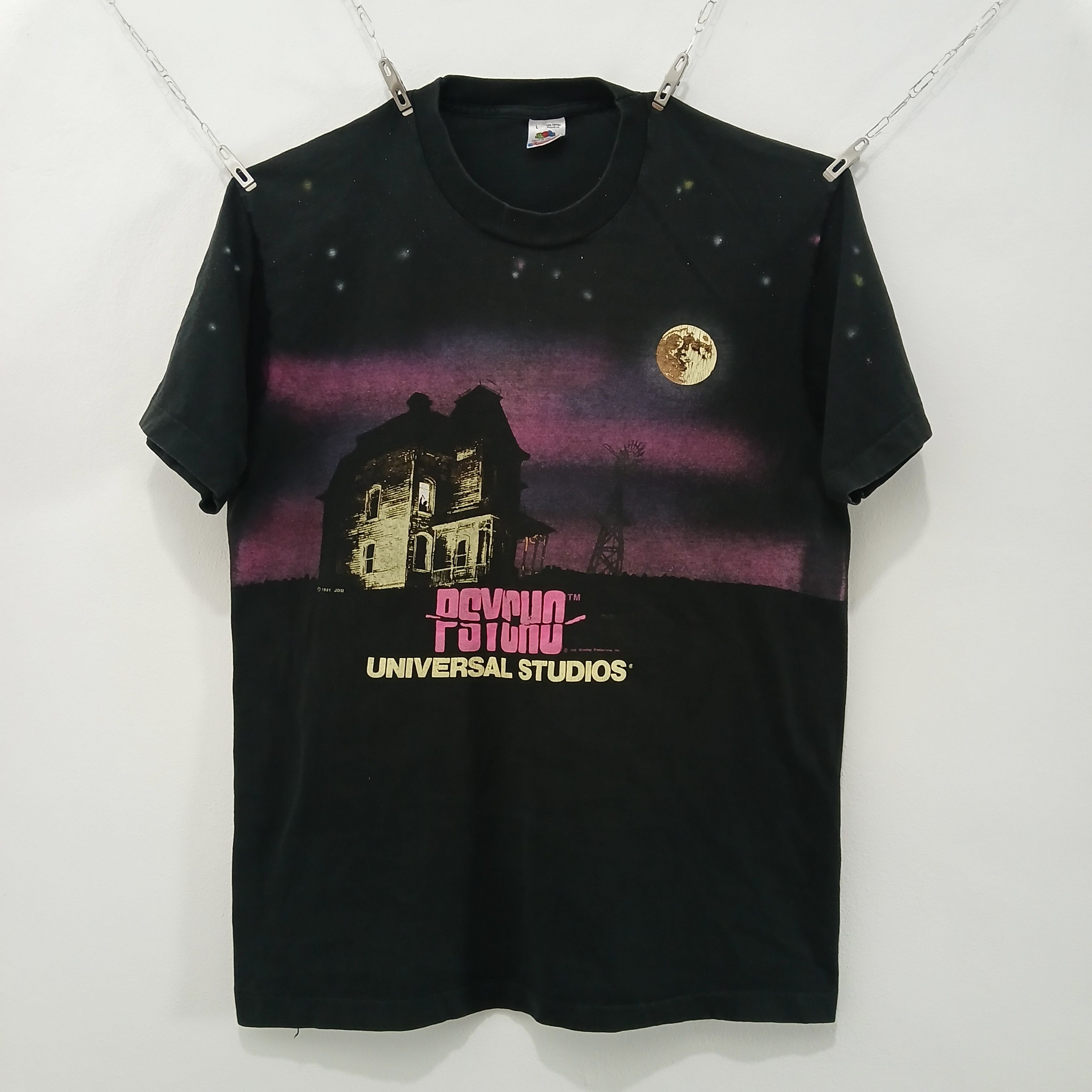 Universal Studios PSYCHO Universal Studios Movie Vintage Tee 1991 Size US L / EU 52-54 / 3 - 1 Thumbnail
