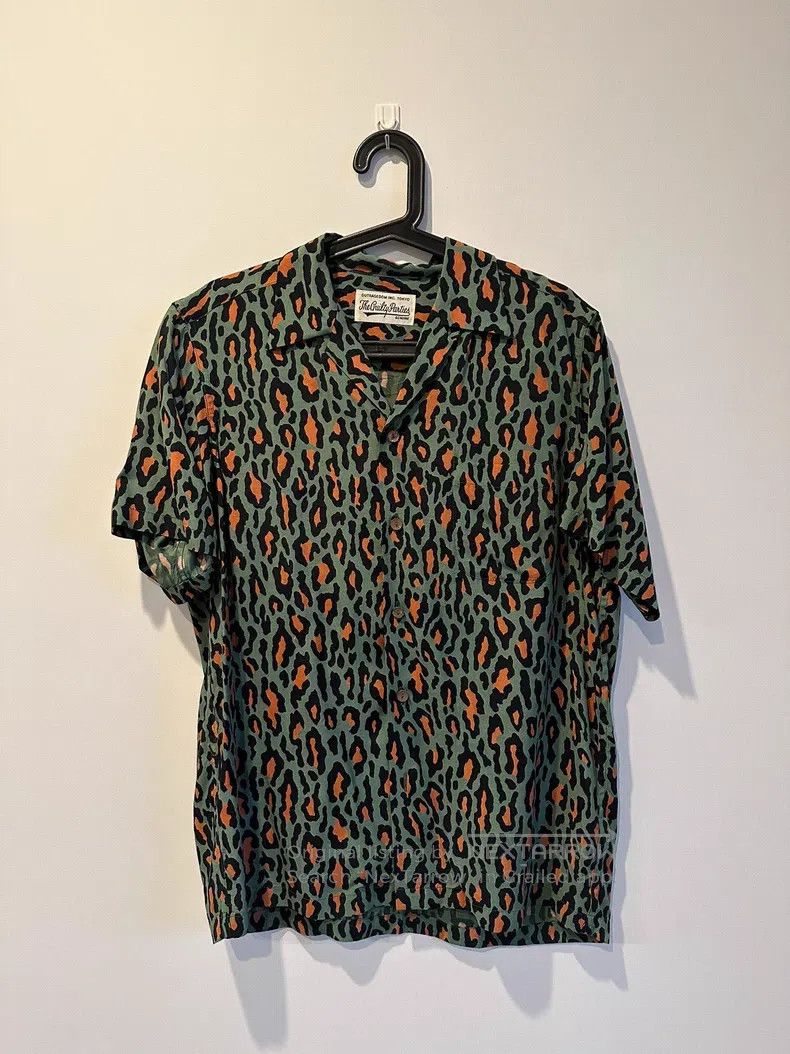 Wacko Maria Wacko Maria Heaven Tokyo Leopard Print Shirt Size US S / EU 44-46 / 1 - 1 Thumbnail