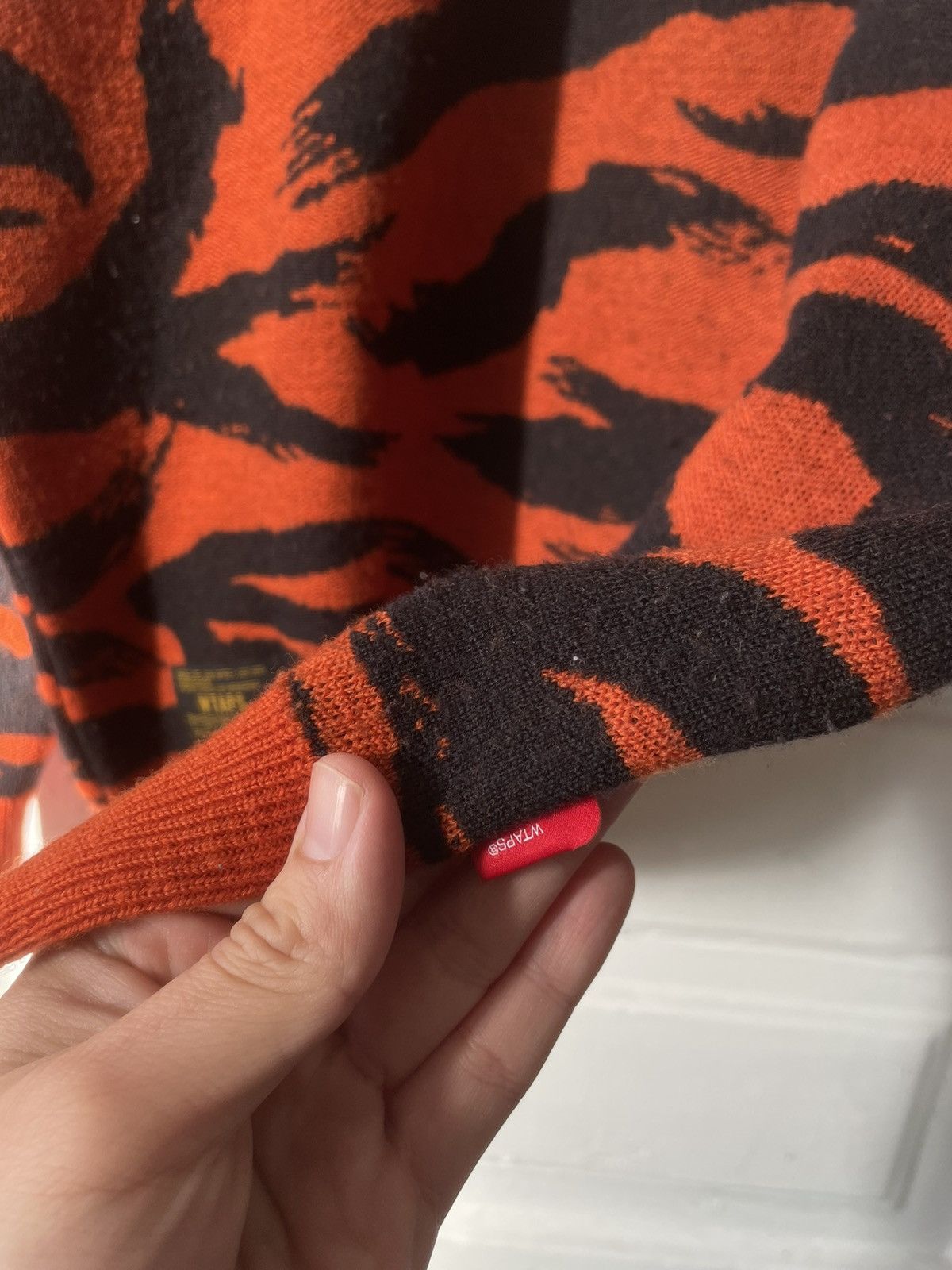 Neighborhood Tiger Camo Intarsia Sweater Size US M / EU 48-50 / 2 - 7 Thumbnail