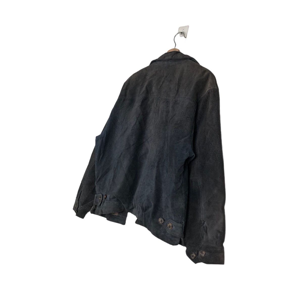 Japanese Brand 🔥Biker Genuine Leather Jacket Machope Issey Miyake Blanket Size US M / EU 48-50 / 2 - 10 Thumbnail