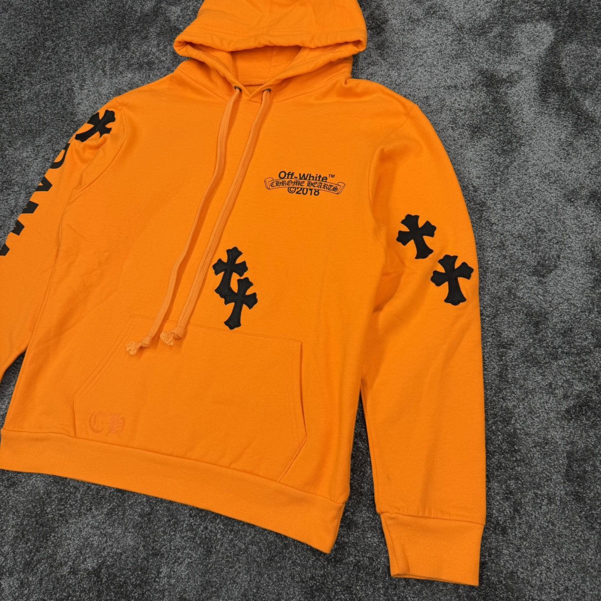 Chrome Hearts Chrome Hearts Off White Virgil Abloh F&F Patches Hoodie Size US M / EU 48-50 / 2 - 5 Thumbnail