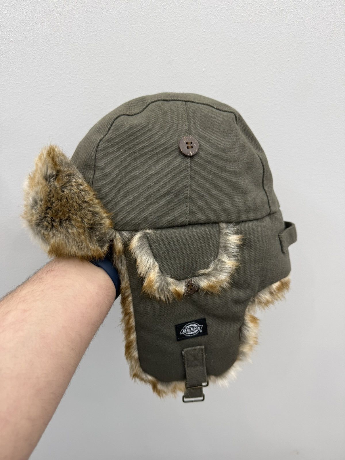 Dickies Dickies Y2K Fuzzy Faux Fur Ushanka Hat Size ONE SIZE - 2 Thumbnail