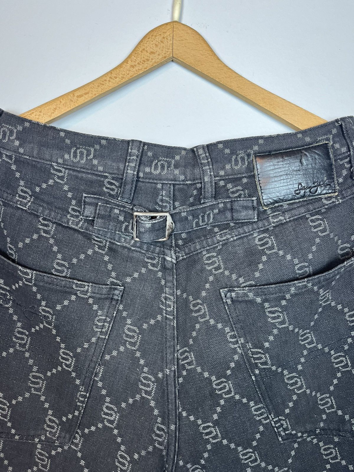 Japanese Brand Sean John Gucci Monogram denim Size US 32 / EU 48 - 8 Thumbnail
