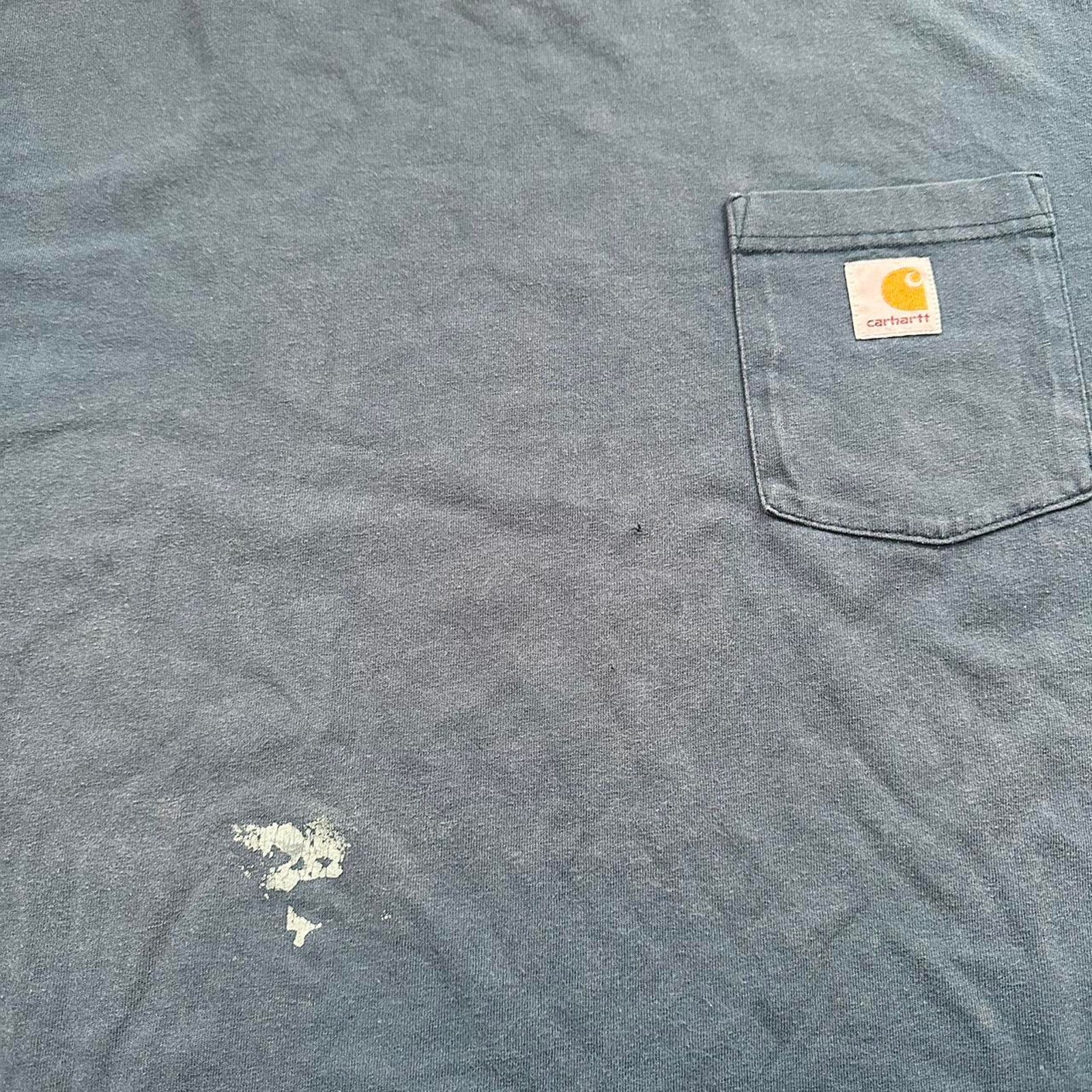 Carhartt Carhartt Original Fit Pocket Tee Shirt Distressed size 2XL Size US XXL / EU 58 / 5 - 4 Thumbnail