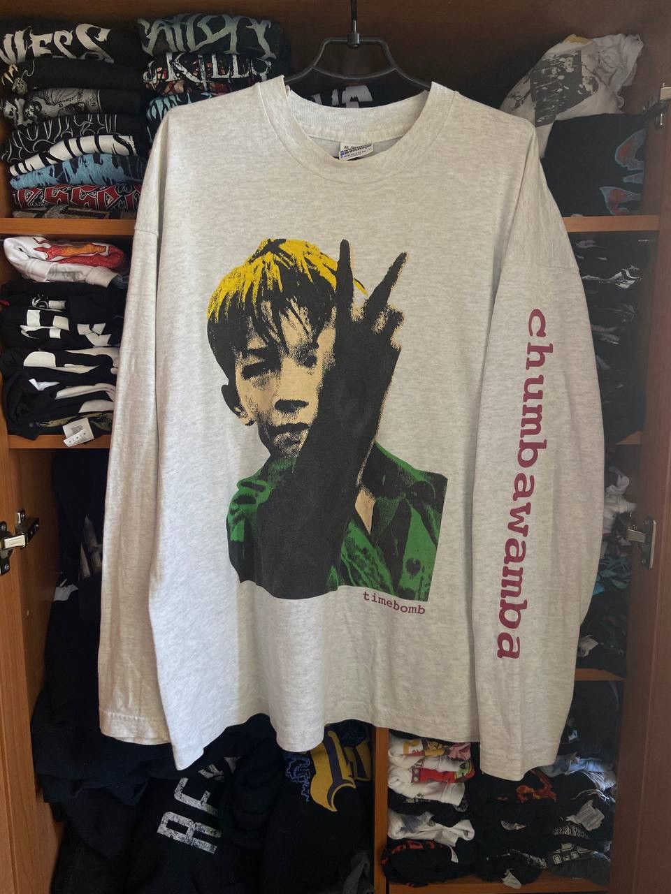 ビンテージ Chumbawamba Tシャツ XL natural born Chumbawamba Shirt