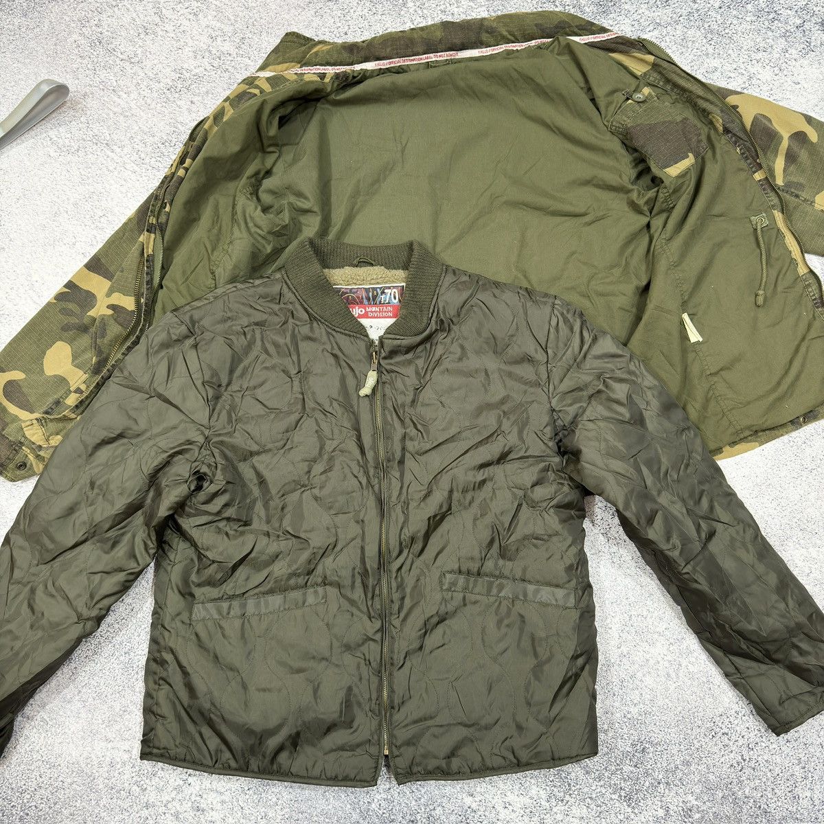 khujo Khujo 2in1 Mens Camo RipStop M-65 Field Coat L size Size US L / EU 52-54 / 3 - 11 Thumbnail
