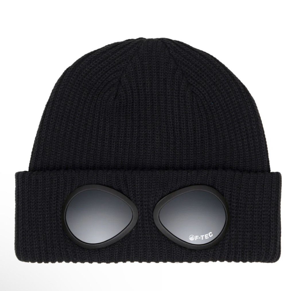 Fuck The Population F-TEC GOGGLE LOGO BEANIE(BLACK) Size ONE SIZE - 1 Thumbnail