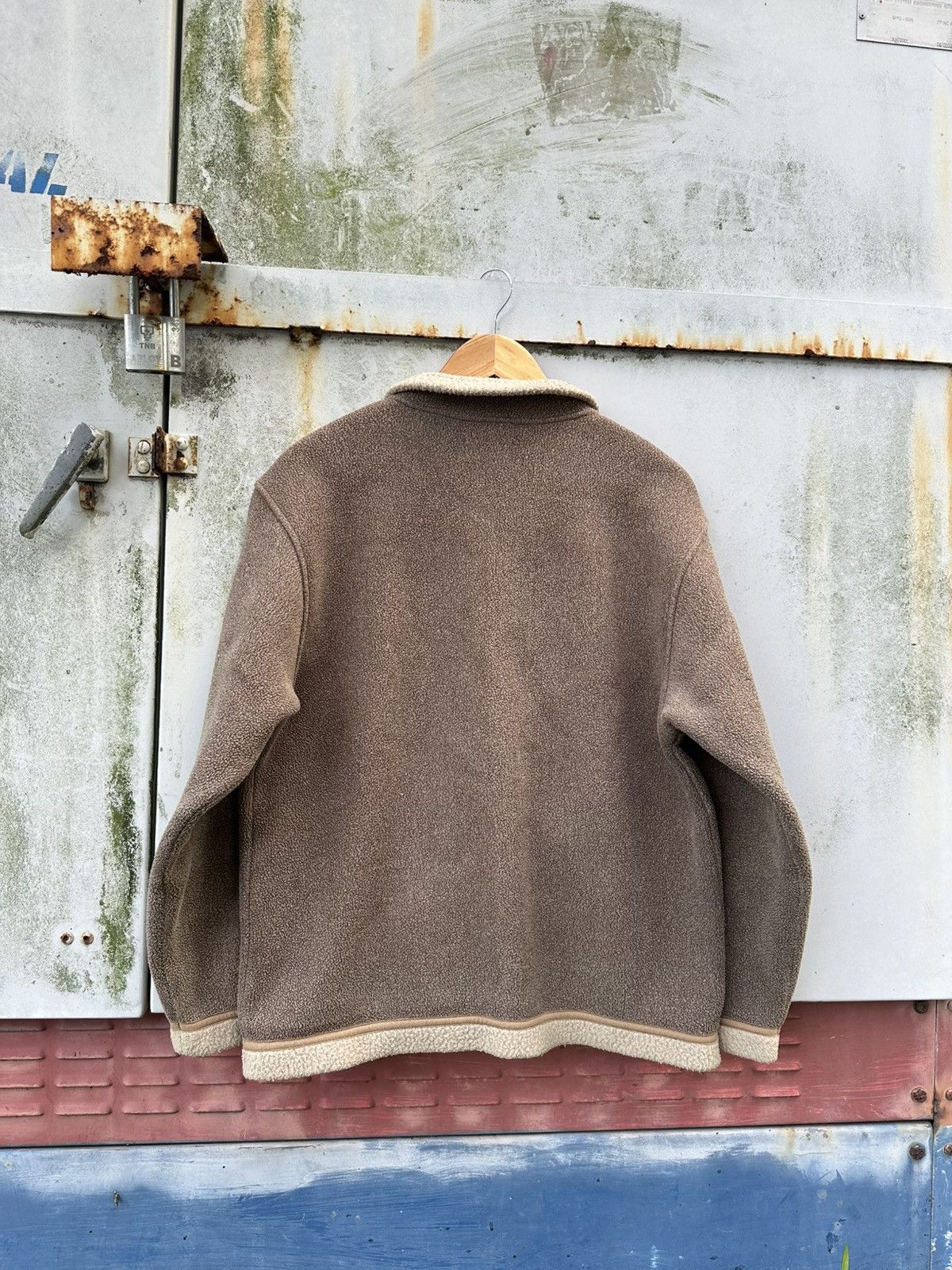 Vintage 👹Vintage Crocodile Classic Brown Fleece Lined Jacket Size US M / EU 48-50 / 2 - 5 Thumbnail