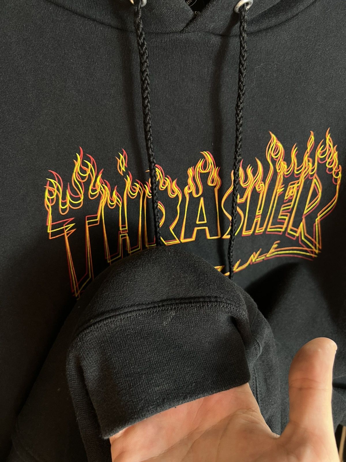 Thrasher Thrasher Hoodie Big logo Y2K Skater Boxy Wear Vintage Size US L / EU 52-54 / 3 - 10 Thumbnail