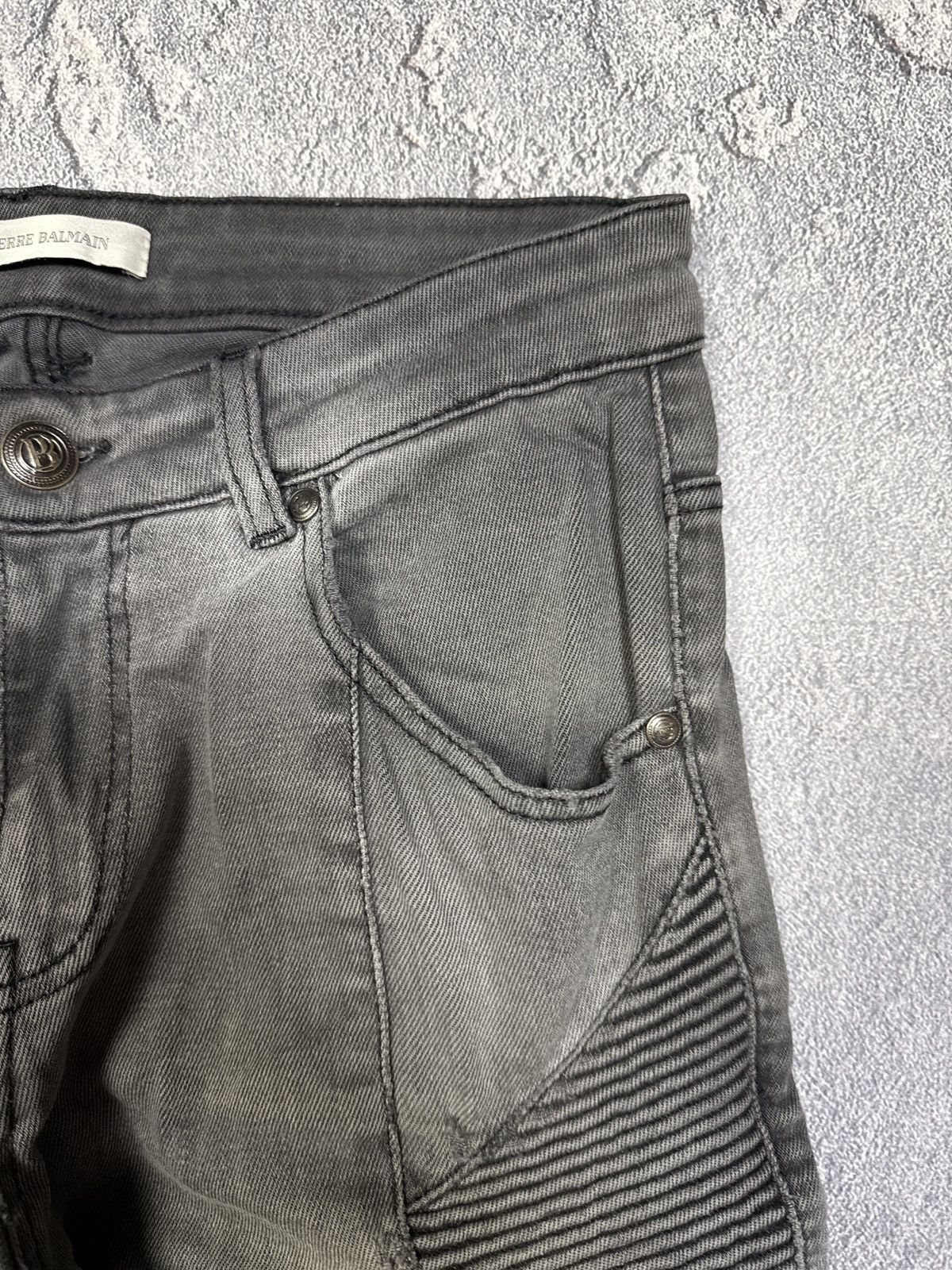 Balmain Archive Pierre Balmain Biker Pants Vintage Luxury Designer Size US 30 / EU 46 - 6 Thumbnail