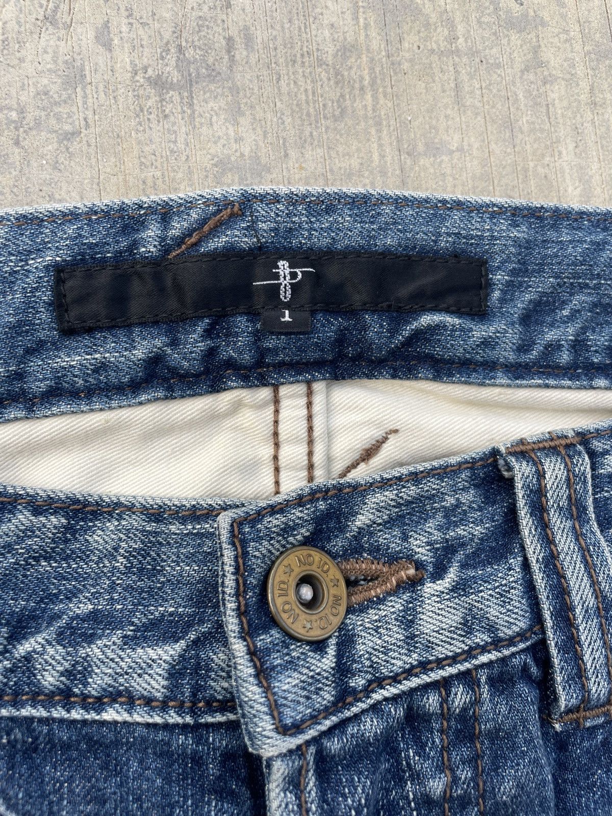 Japanese Brand 2000s JAPANESE BRAND NO ID DISTRESSED RIPPED Size US 31 - 2 Thumbnail