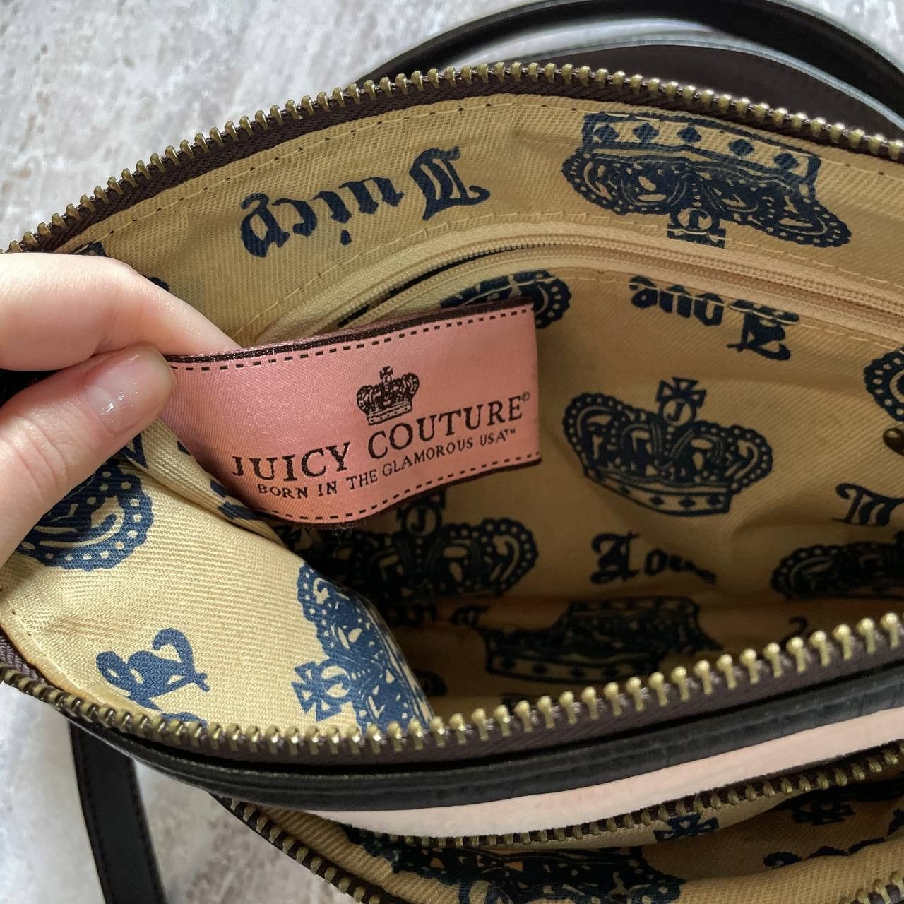 Juicy Couture VINTAGE Y2K JUICY COUTURE RARE AMAZING VELVET BAG Size ONE SIZE - 5 Thumbnail