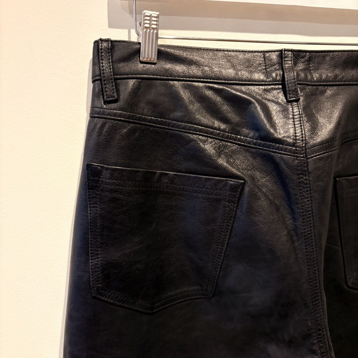 Enfants Riches Deprimes Enfants Riches Deprimes Straight Leg Leather Pants Size US 32 / EU 48 - 6 Thumbnail