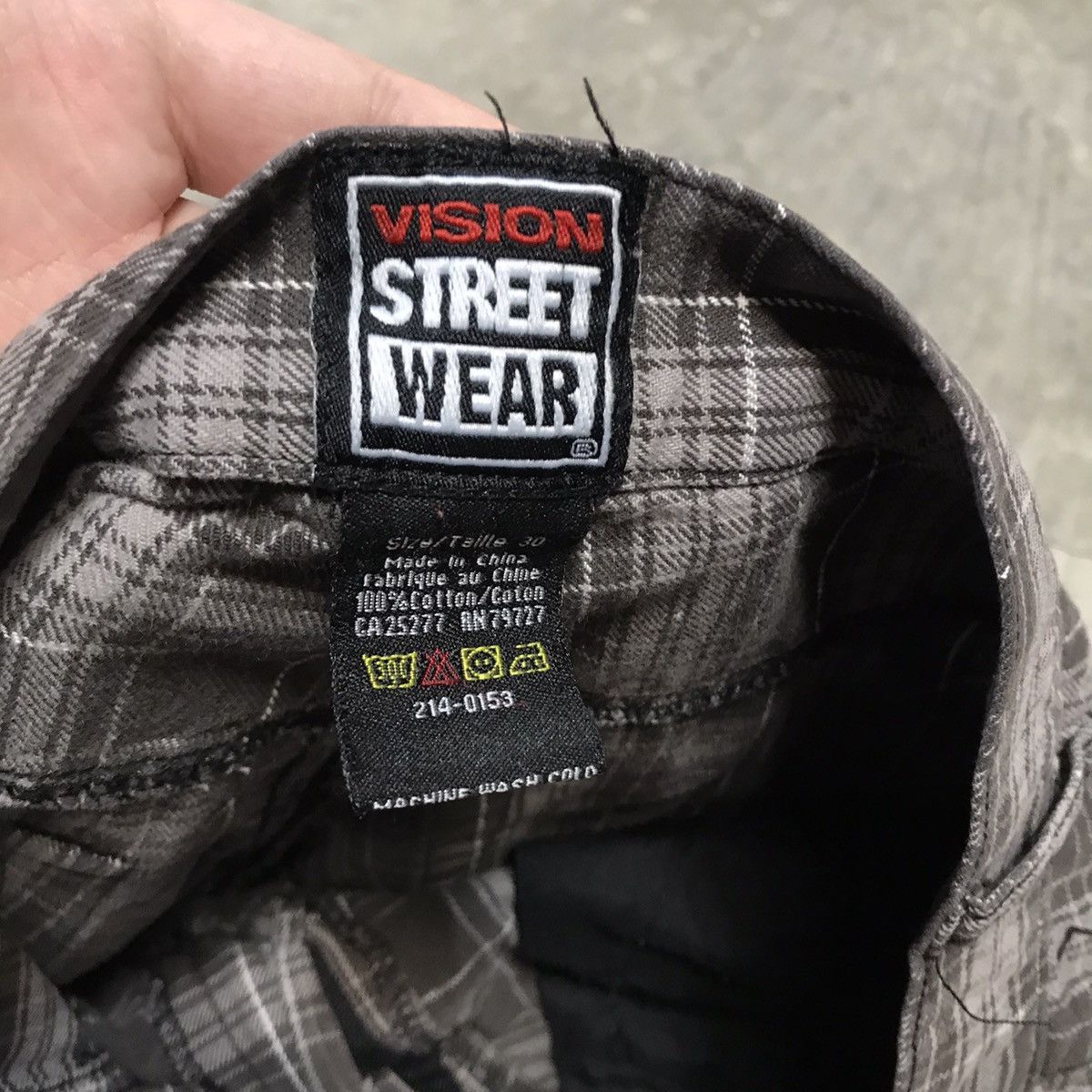 Tripp NYC × Vintage × Vision Streetwear Vintage RARE Y2K Vision Streetwear Rave Punk Plaid Pants Size US 30 / EU 46 - 9 Thumbnail