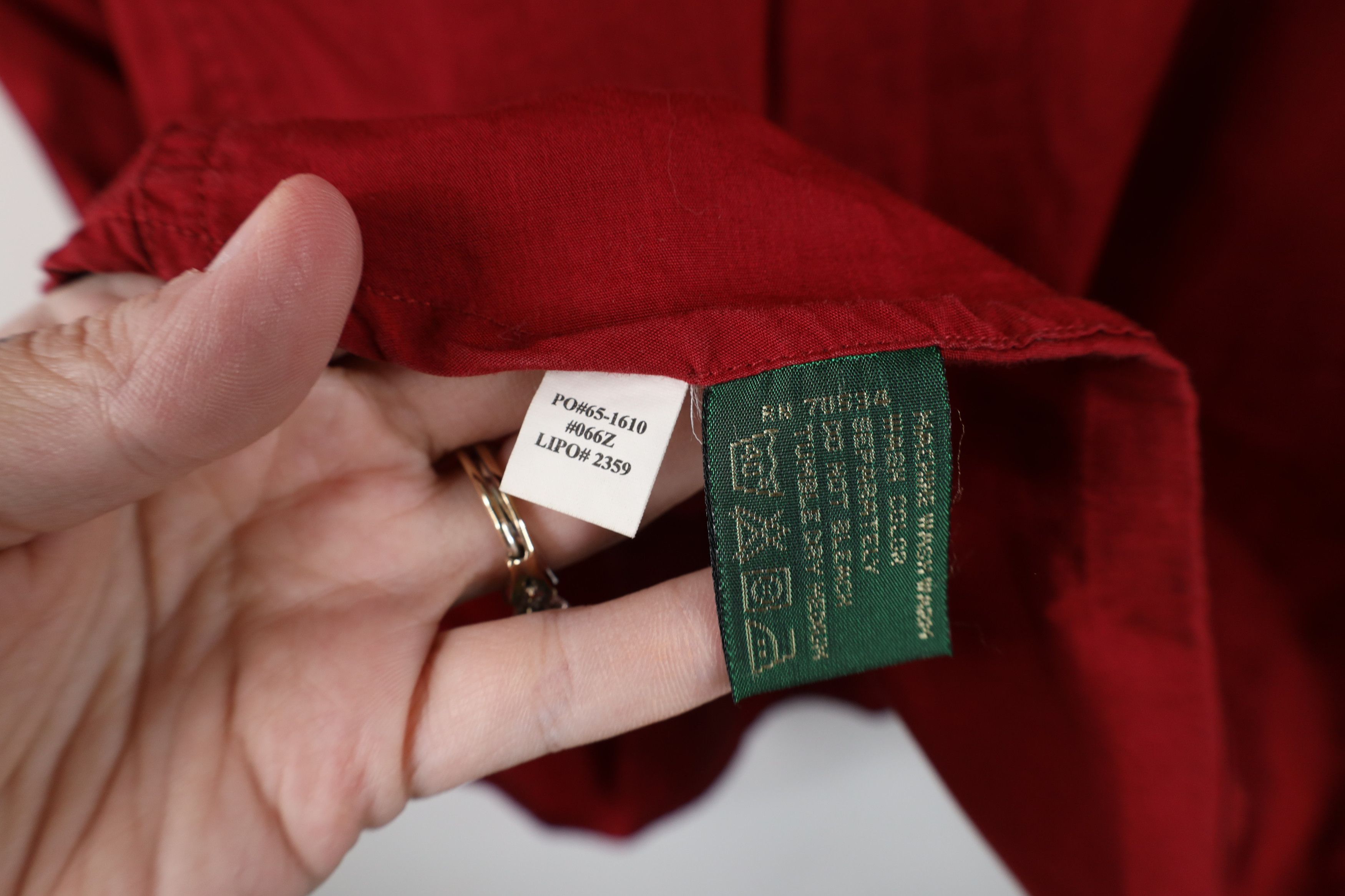 Orvis Vintage 90s Orvis Safari Bush Shooting Button Shirt Red Size US M / EU 48-50 / 2 - 11 Thumbnail