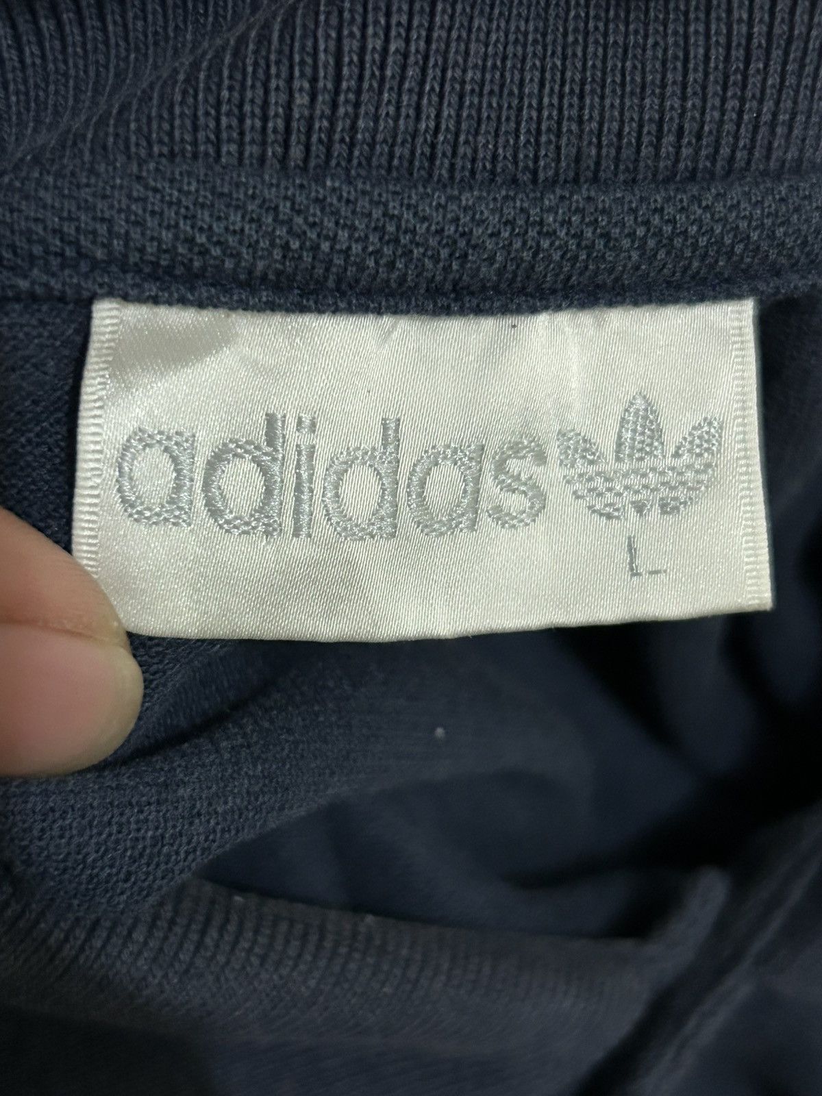 Adidas × Vintage Vintage Sunfaded Adidas trefoil polo tee Size US L / EU 52-54 / 3 - 3 Thumbnail