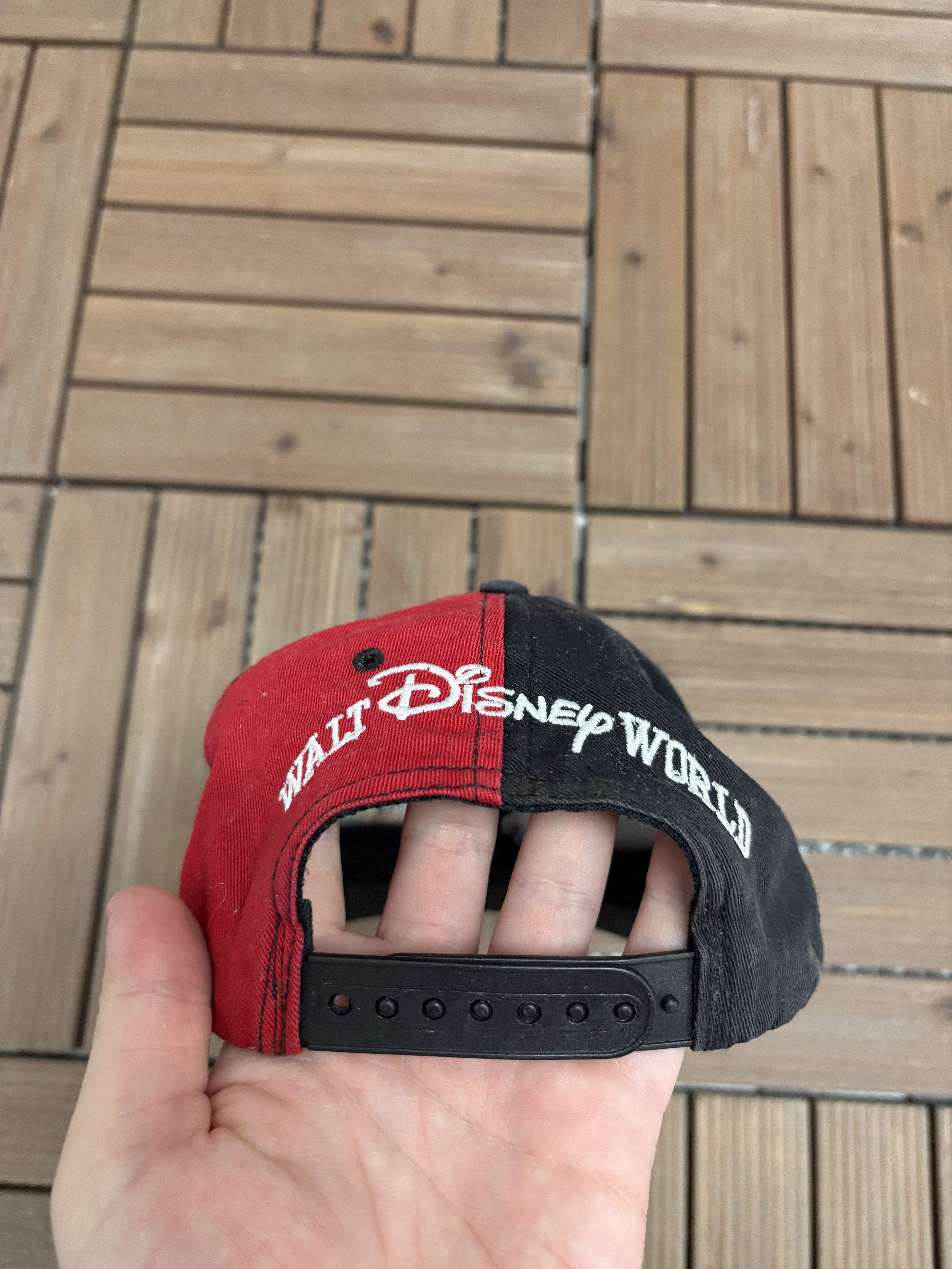 Vintage Mickey Mouse '97 Vintage Black Snap Back Hat Cap Size ONE SIZE - 5 Thumbnail
