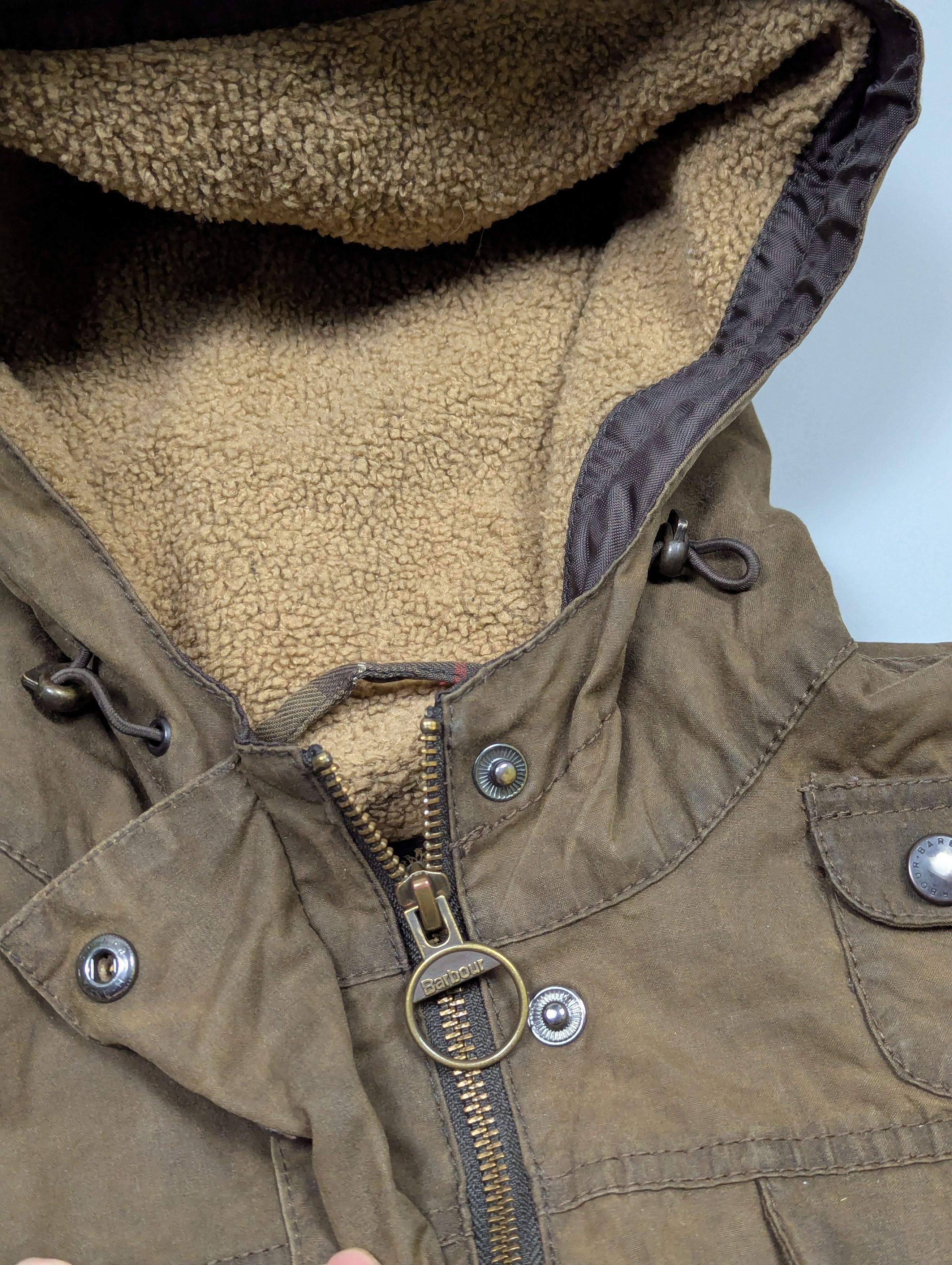 Barbour Barbour Vintage Winter Force Waxed Parka Jacket Olive US12 Size XL / US 12-14 / IT 48-50 - 9 Thumbnail