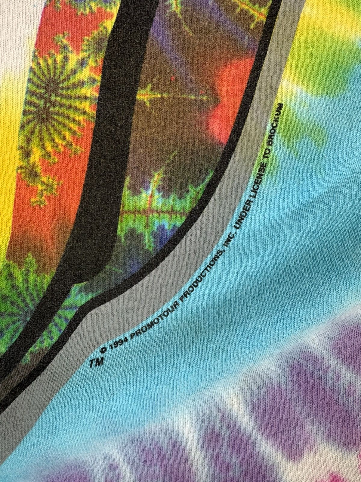 Band Tees × Vintage Vintage 1994 The Rolling Stones tongue rainbow tie dye tee Size US XL / EU 56 / 4 - 13 Thumbnail
