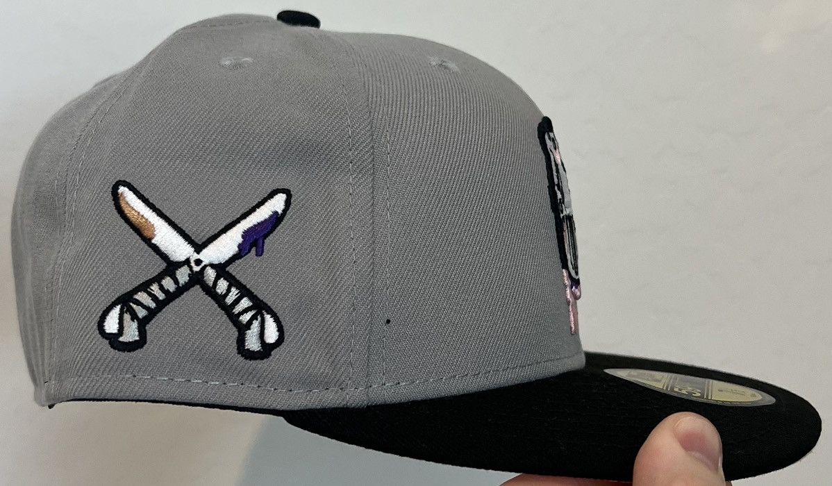 Hat Club New Era Fuji PBJ Anthropomorphic Mask Hat Hat Club Sz 7 1/2 Size ONE SIZE - 3 Thumbnail