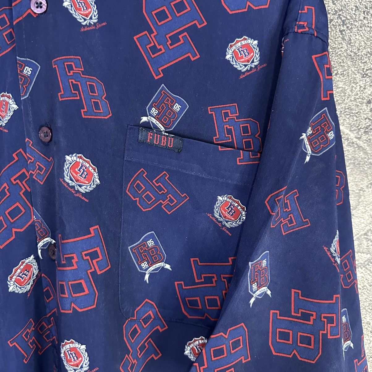 Fubu Vintage Rare Fubu Rap Monogram Shirt Size US XXL / EU 58 / 5 - 6 Thumbnail