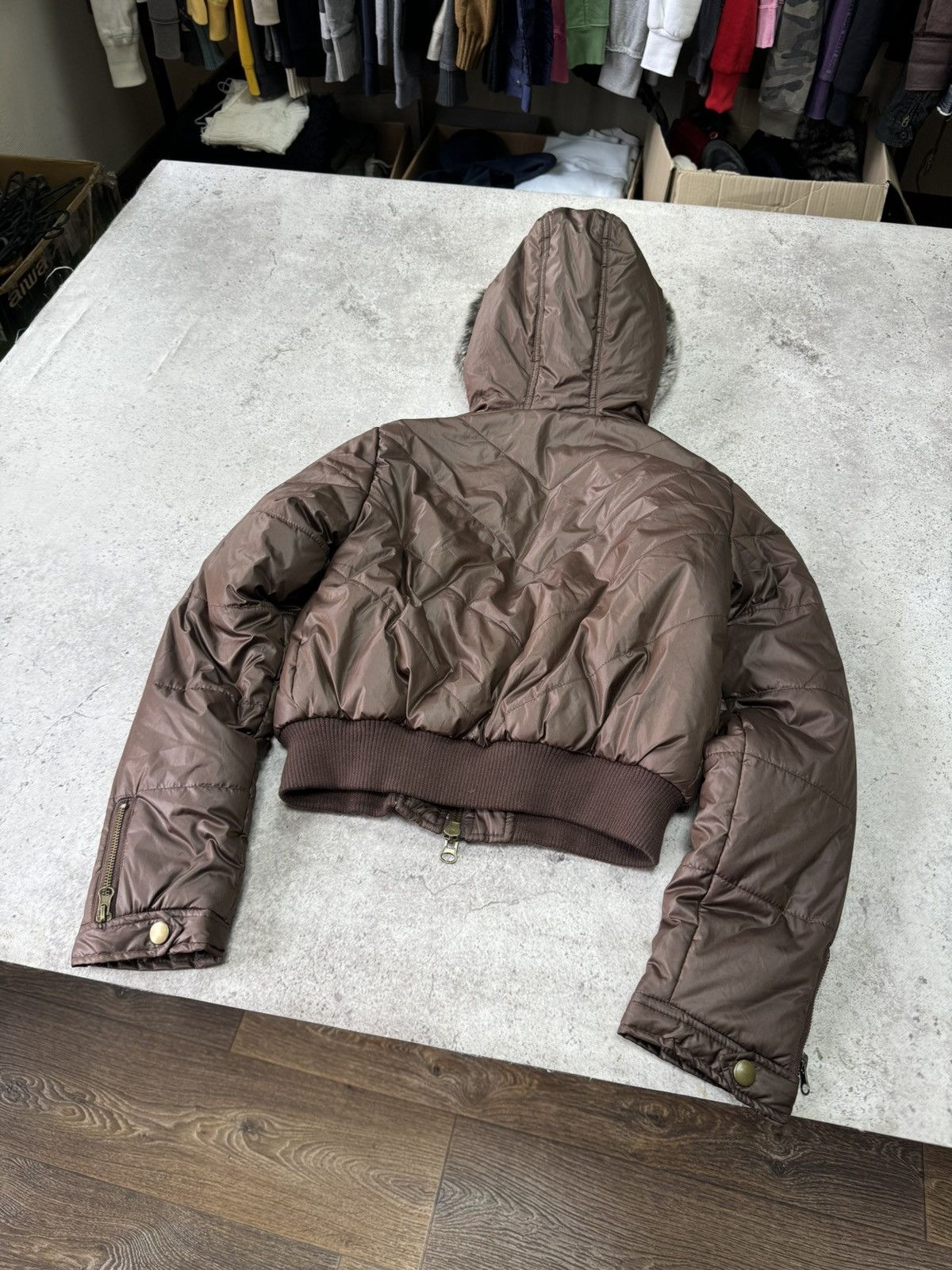 Hysteric Glamour Vintage Multi-zip Fur Hood Hysteric Glamour Style Bomber Size US S / EU 44-46 / 1 - 5 Thumbnail
