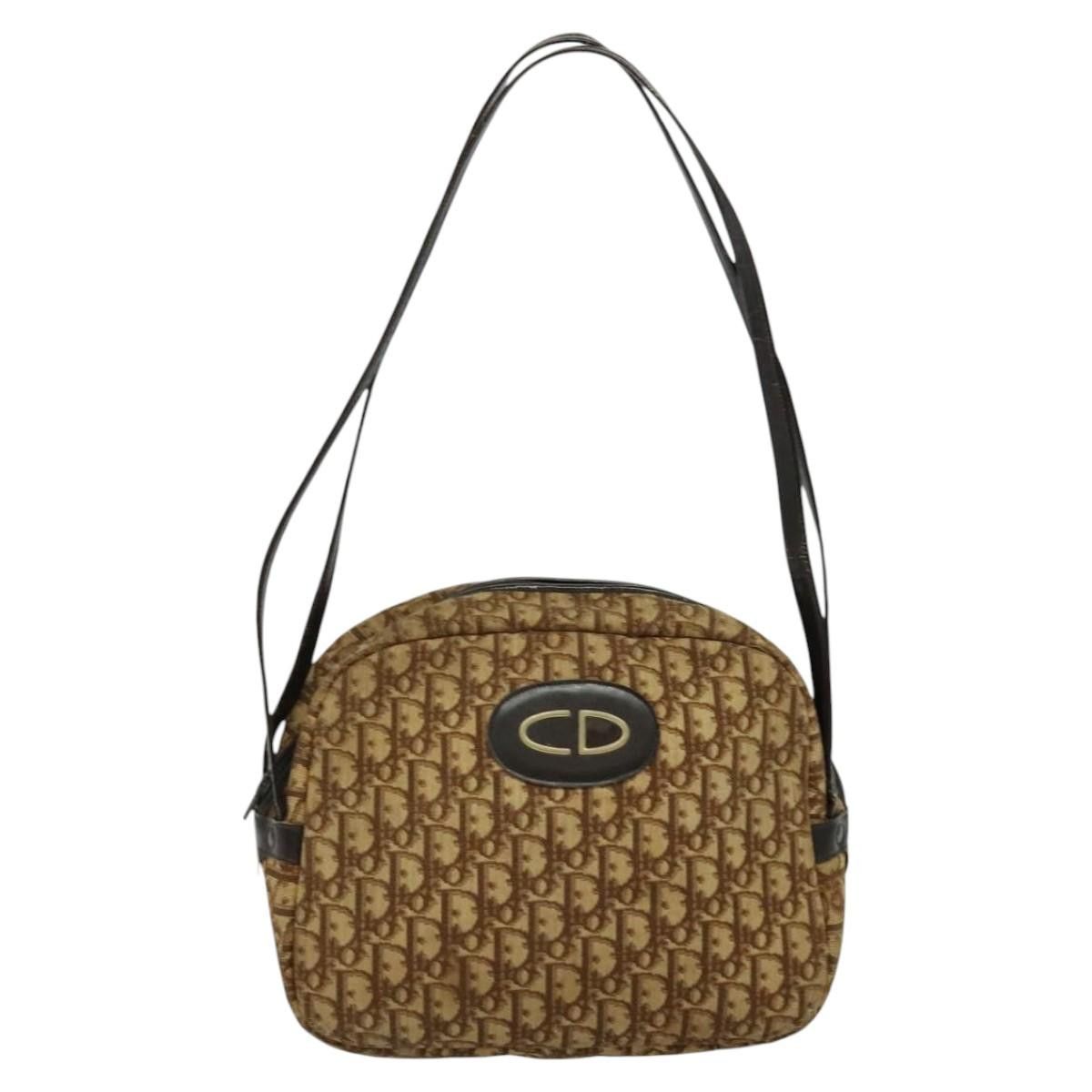 Dior DIOR Trotter Canvas Shoulder Bag Brown Size ONE SIZE - 2 Thumbnail