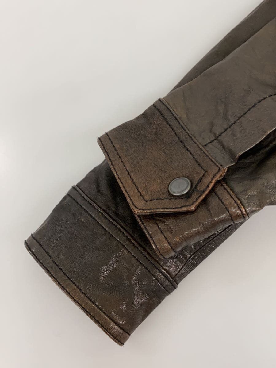 Avirex Avirex Goat Leather Single Rider Jacket Brown Size US M / EU 48-50 / 2 - 5 Thumbnail