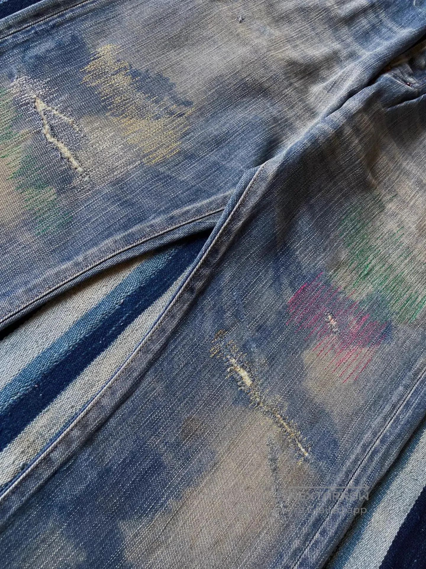 Prps Blue Distressed Denim Jeans. Size US 30 / EU 46 - 4 Thumbnail