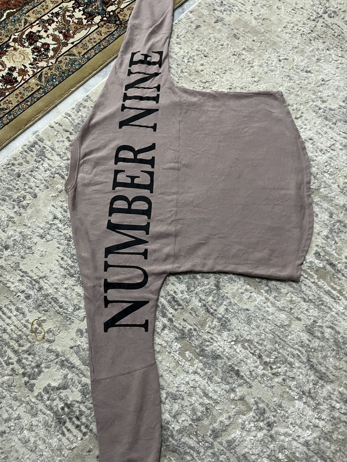 Number (N)ine Number Nine Back Logo Spellout Crewneck Sweatshirt Size US L / EU 52-54 / 3 - 3 Thumbnail