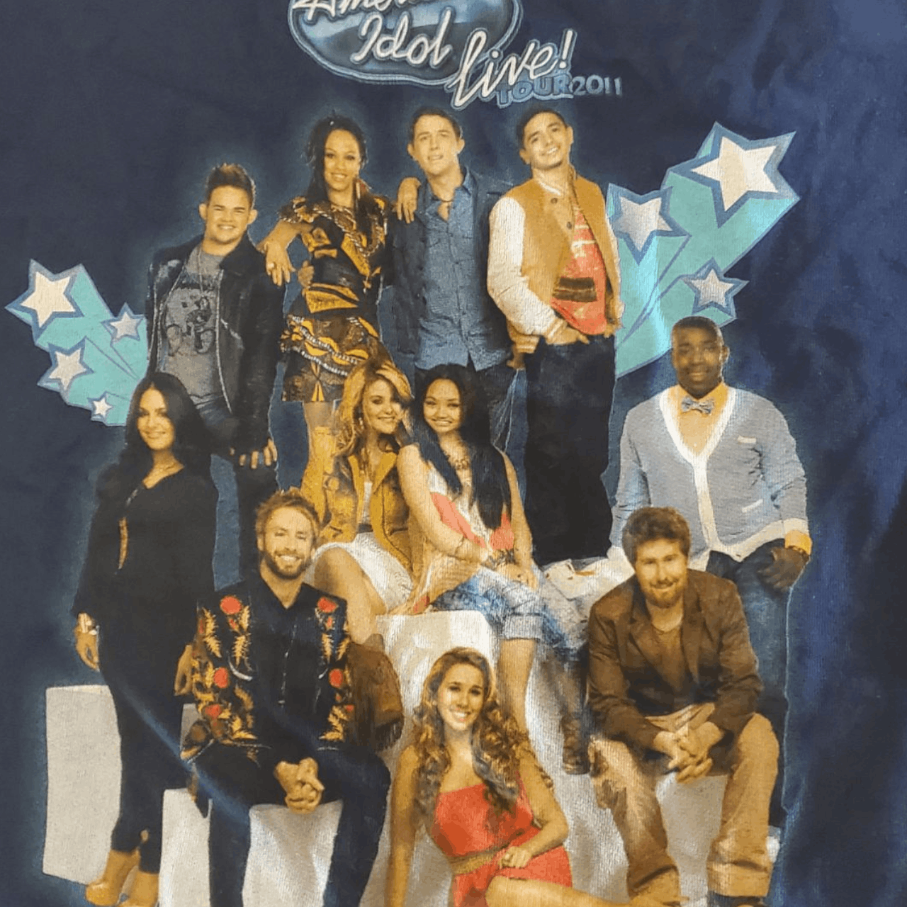 Vintage 2011 American Idol Live Tour T-Shirt *Youth XL* Size XS / US 0-2 / IT 36-38 - 2 Thumbnail
